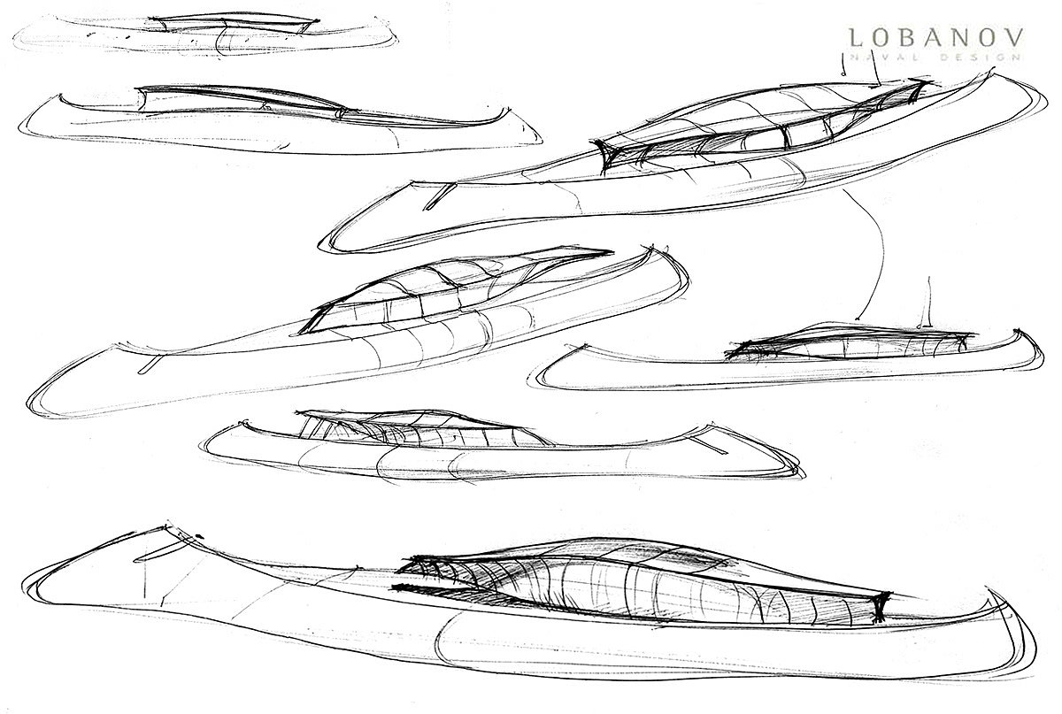 yacht，concept，modelling，