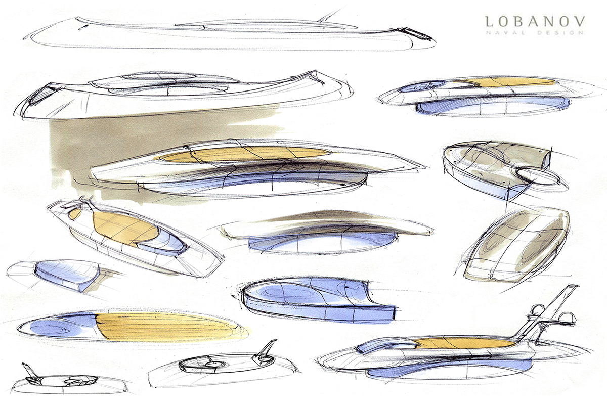 yacht，concept，modelling，