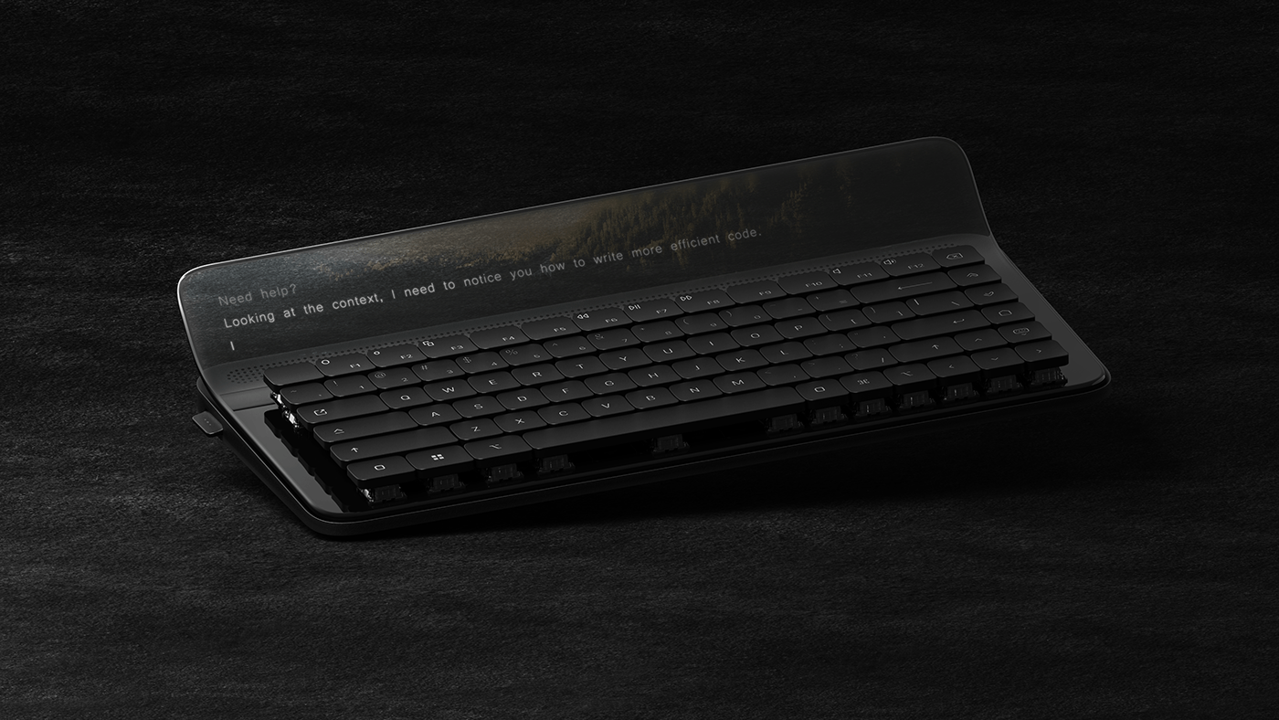 ai，keyboard，conceptual design，