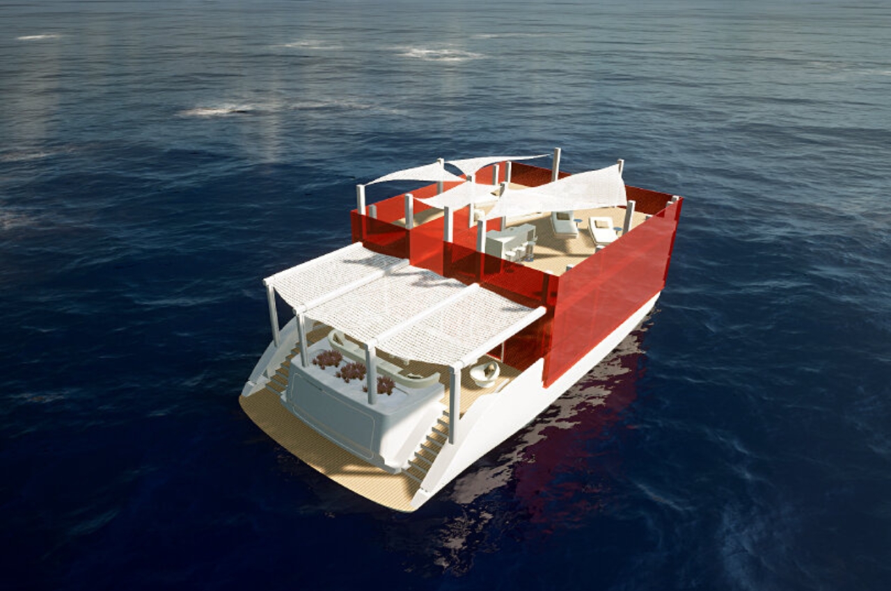 Architectural design，Cube Boathouse，Glass，