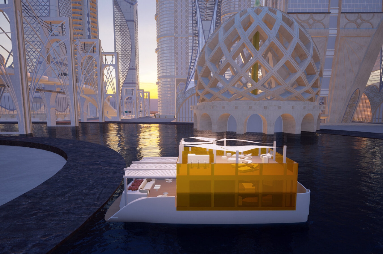 Architectural design，Cube Boathouse，Glass，