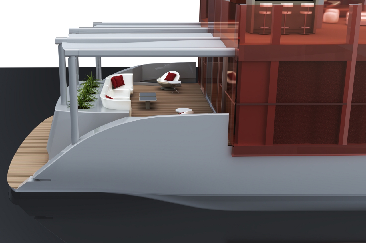 Architectural design，Cube Boathouse，Glass，