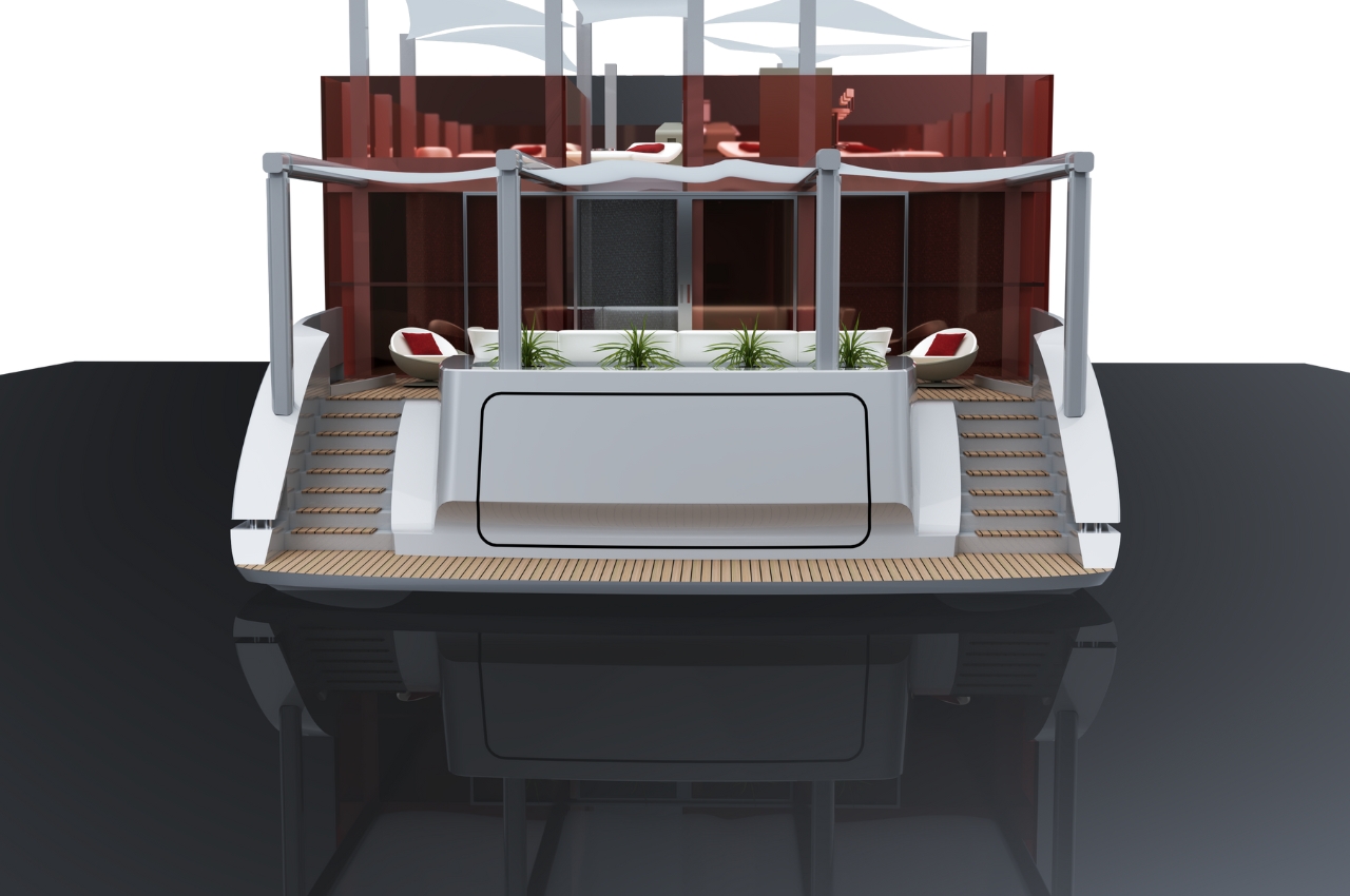 Architectural design，Cube Boathouse，Glass，