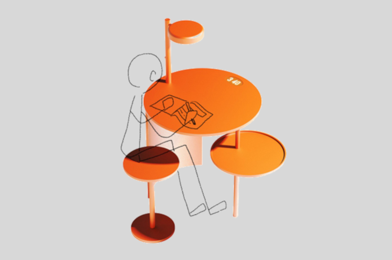 desk，conceptual design，circular，