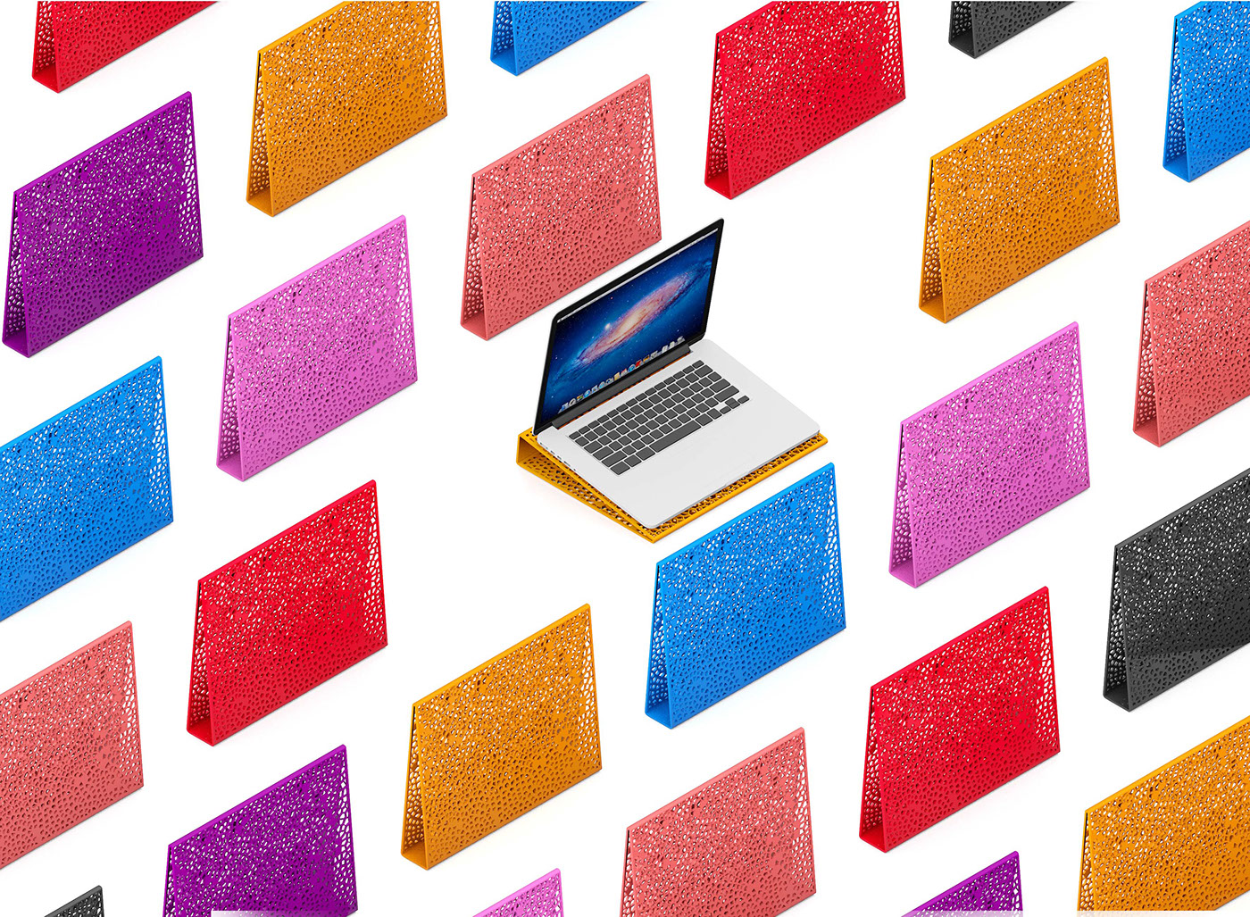 3D printing，Cooling rack，triangle，