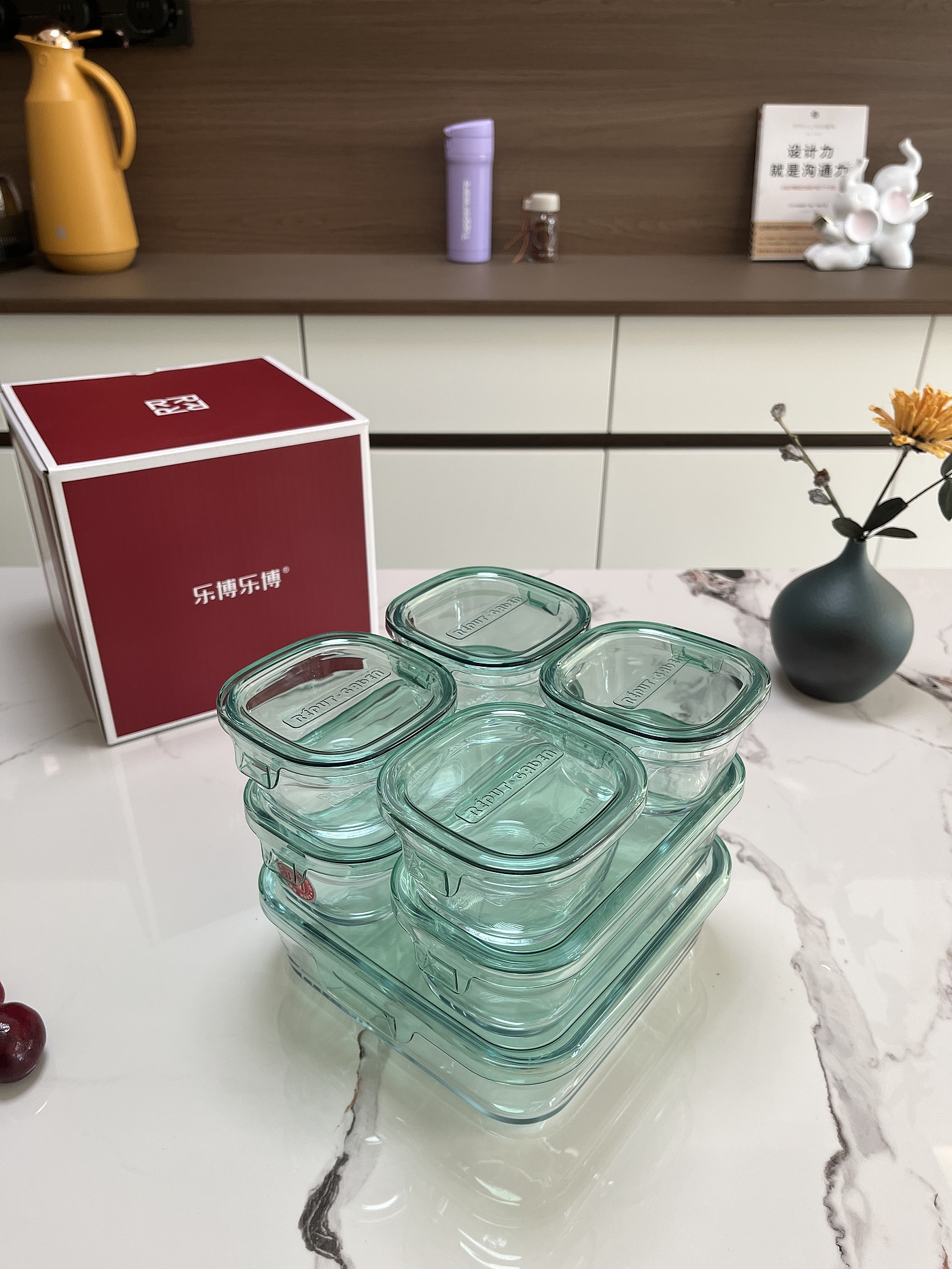 # Good things to share# High-value gift box# Heat-resistant glass can be microwave，