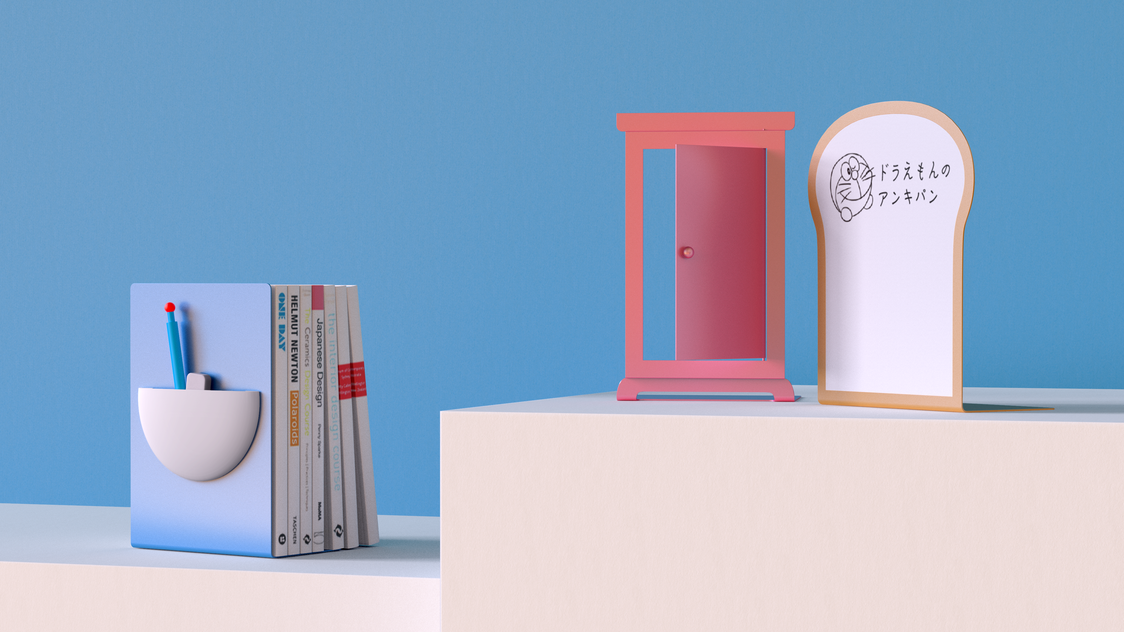 bookends，Cartoon，Stationery，Cultural creation，
