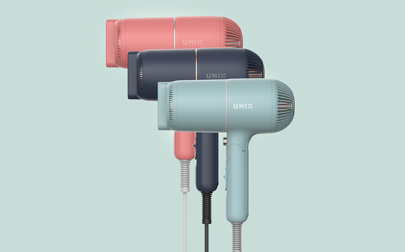 hair drier，product design，industrial design，minimal，Capsule，