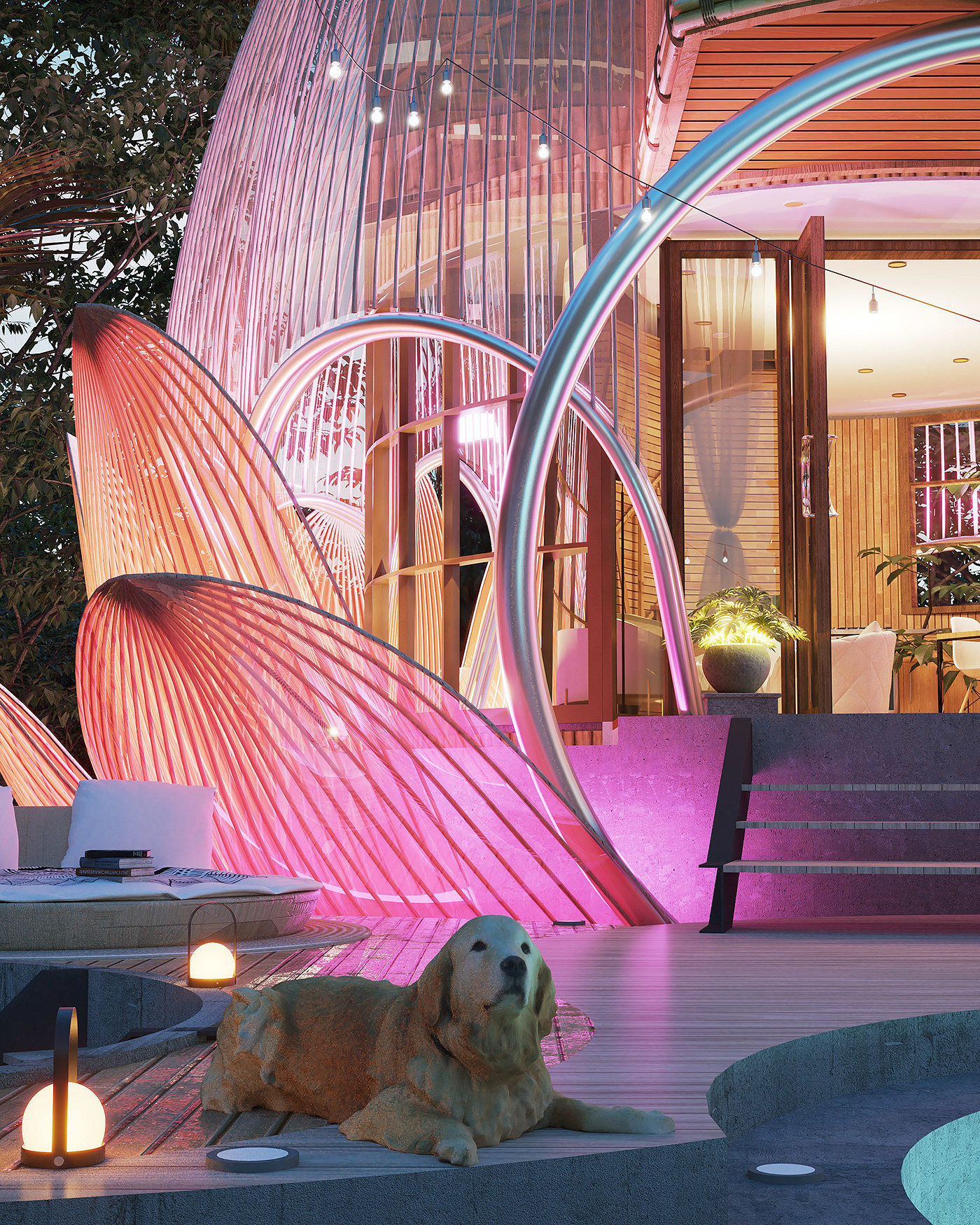 Lotus Retreat Villa，建筑，环境设计，图形设计，