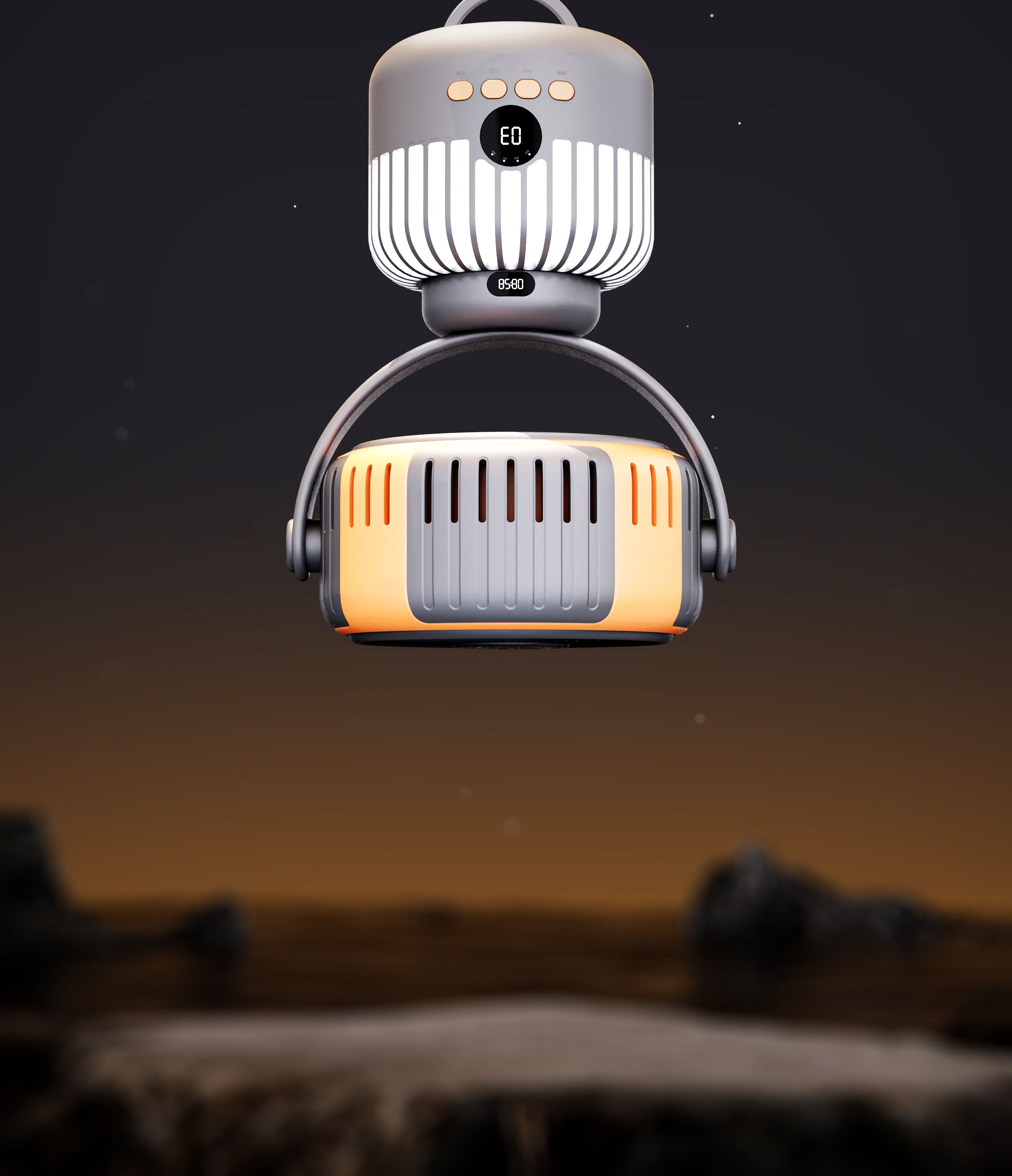 Original design，Industry / products，small home appliances，Light Luxury/Small Capital，Outdoor camping，Fan，