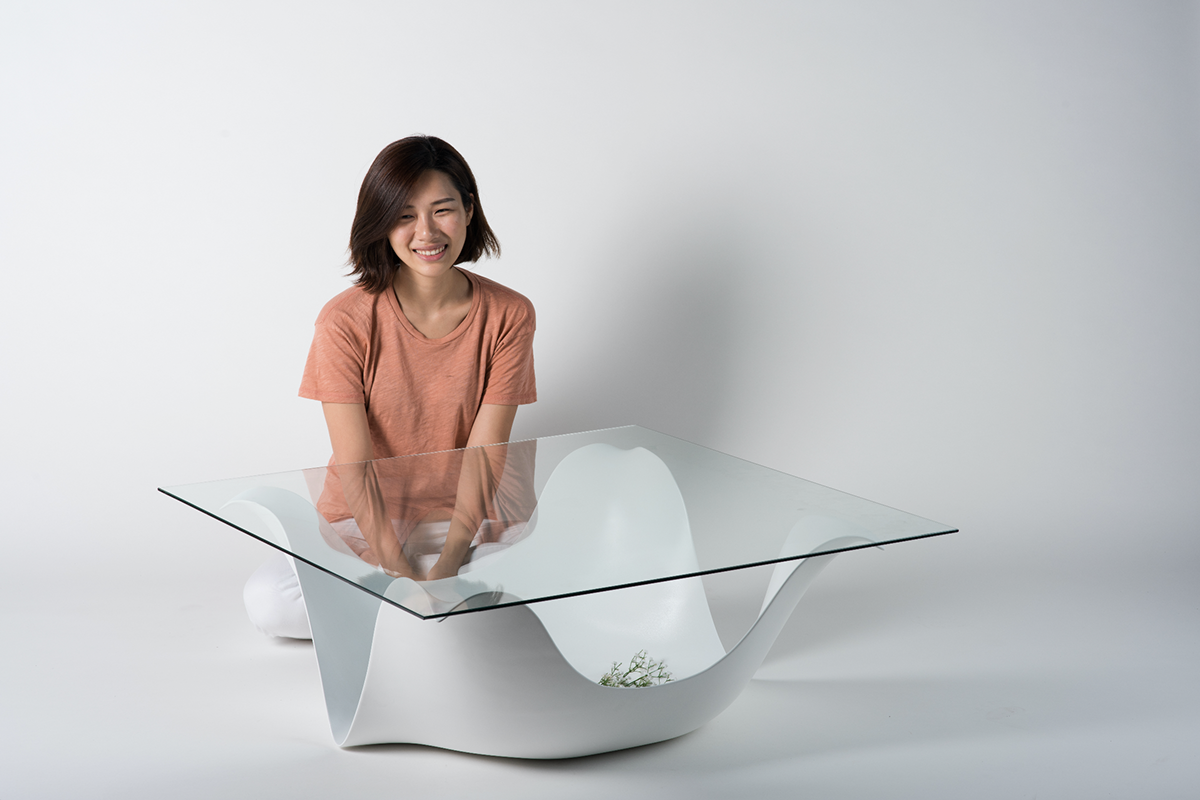 furniture，Home Furnishing，streamline，tea table，objectification of person，