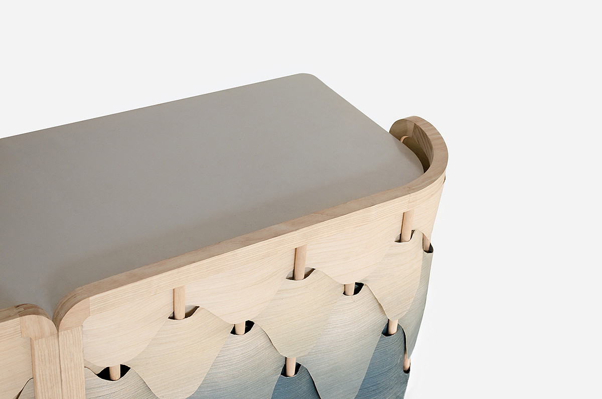cabinet，modelling，Feather inspiration，