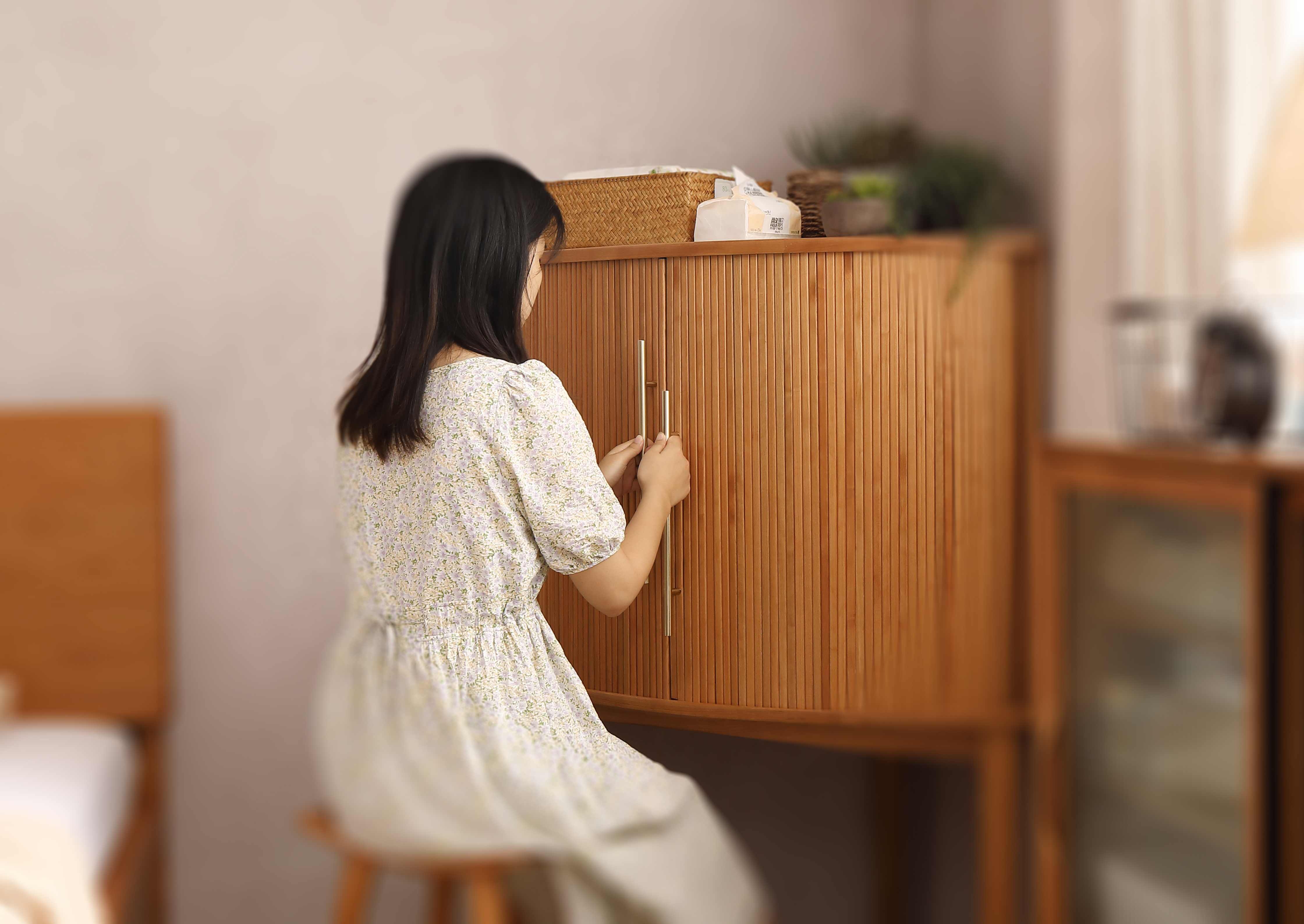 Dressing table · Solid wood · Cherry wood，