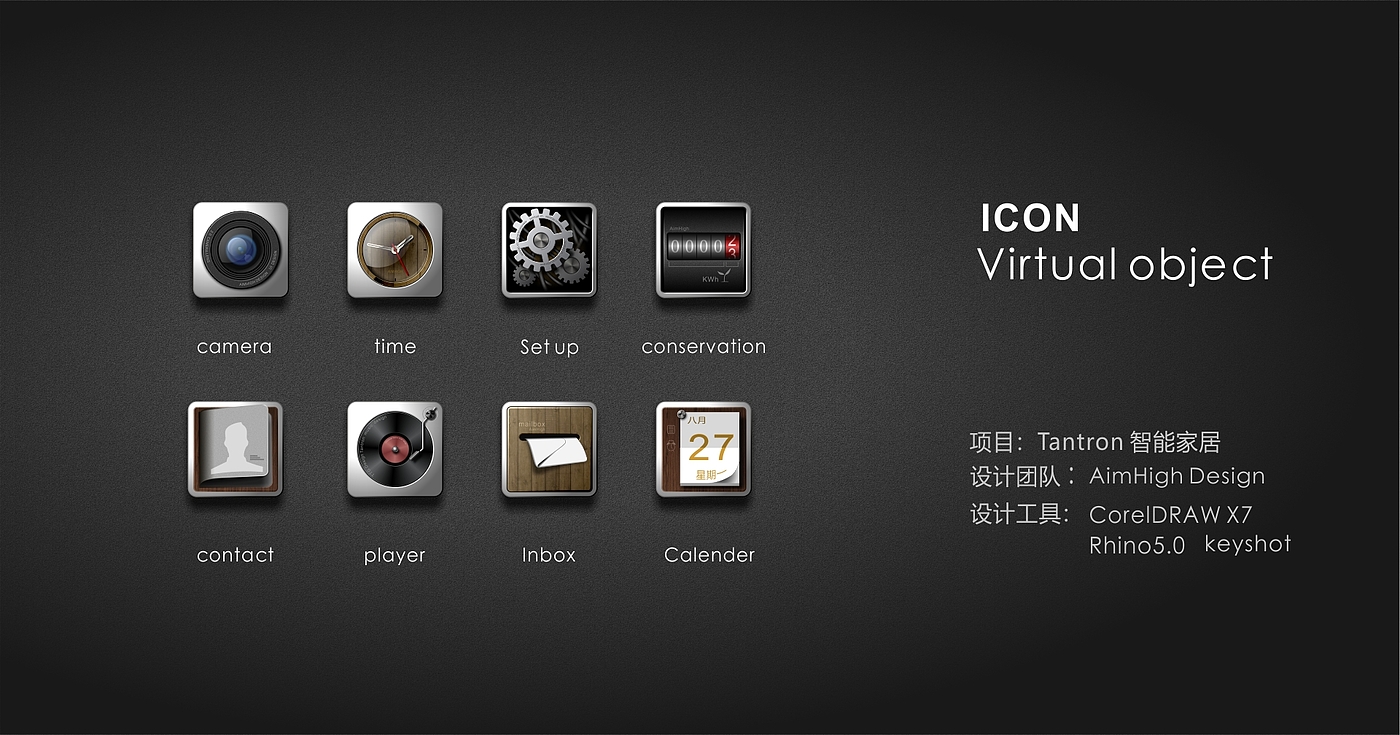 Icon realism，coreldraw，