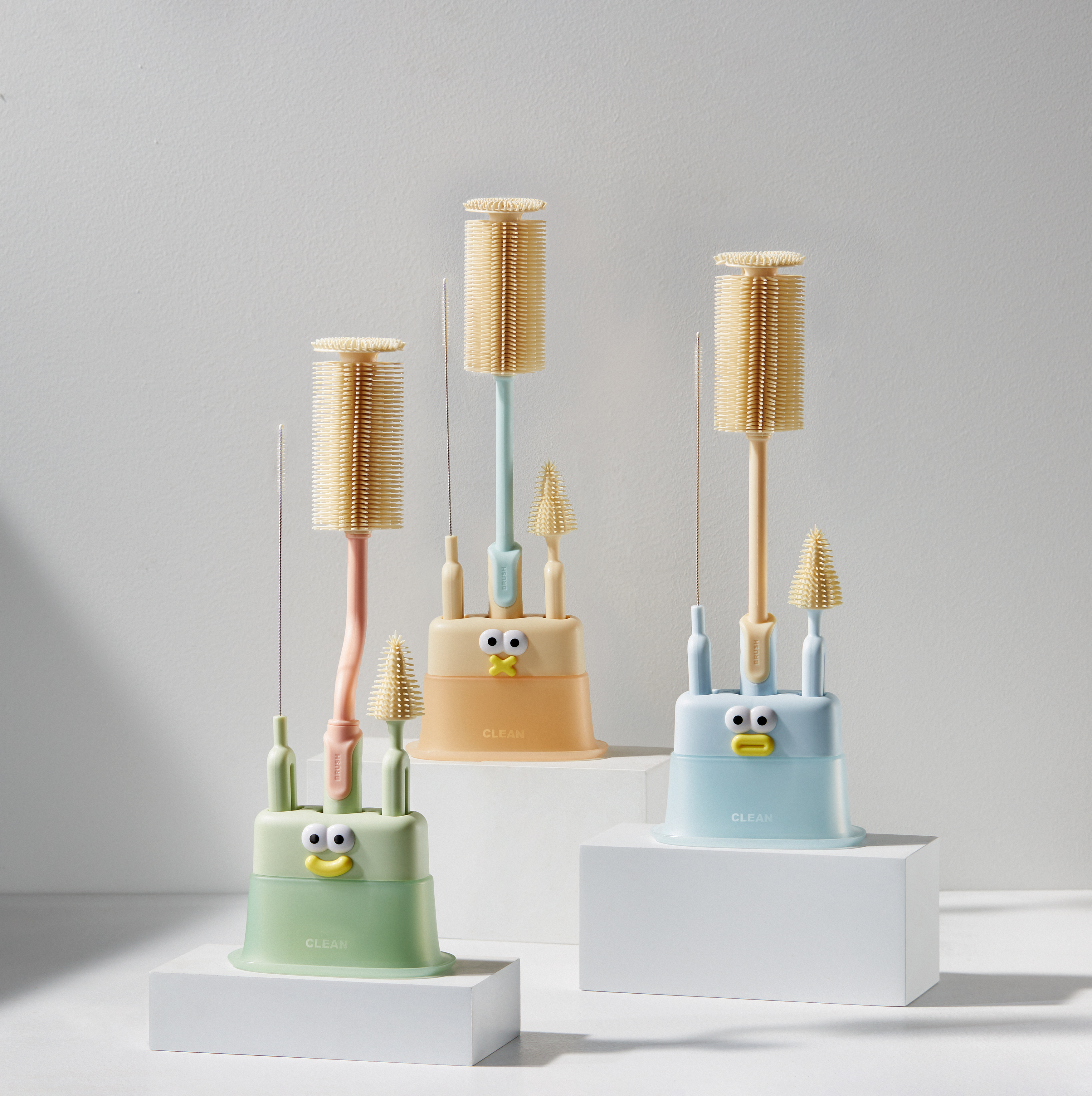 brush，milk bottle brush，clean，Mother and baby，feeding bottle，Pacifier brush，Straw brush，Drainage rack，