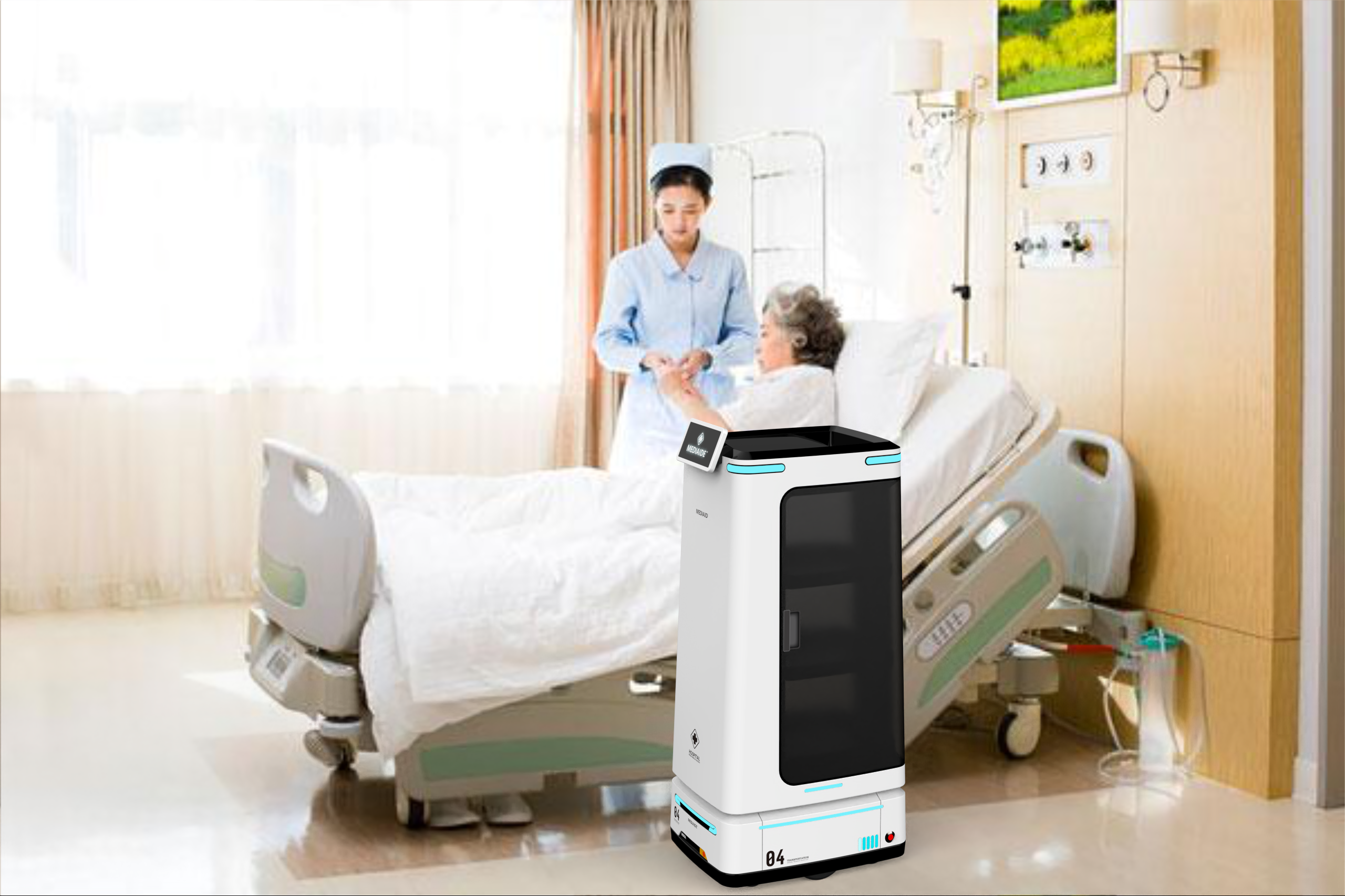 AMR，Intelligent medical treatment，Autonomous Mobile Robot，Medical robot，AMR Design，Medical equipment，