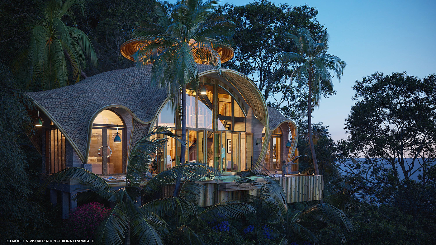 Architecture，cgi，Bamboo Architecture，visualization，vray，Model，