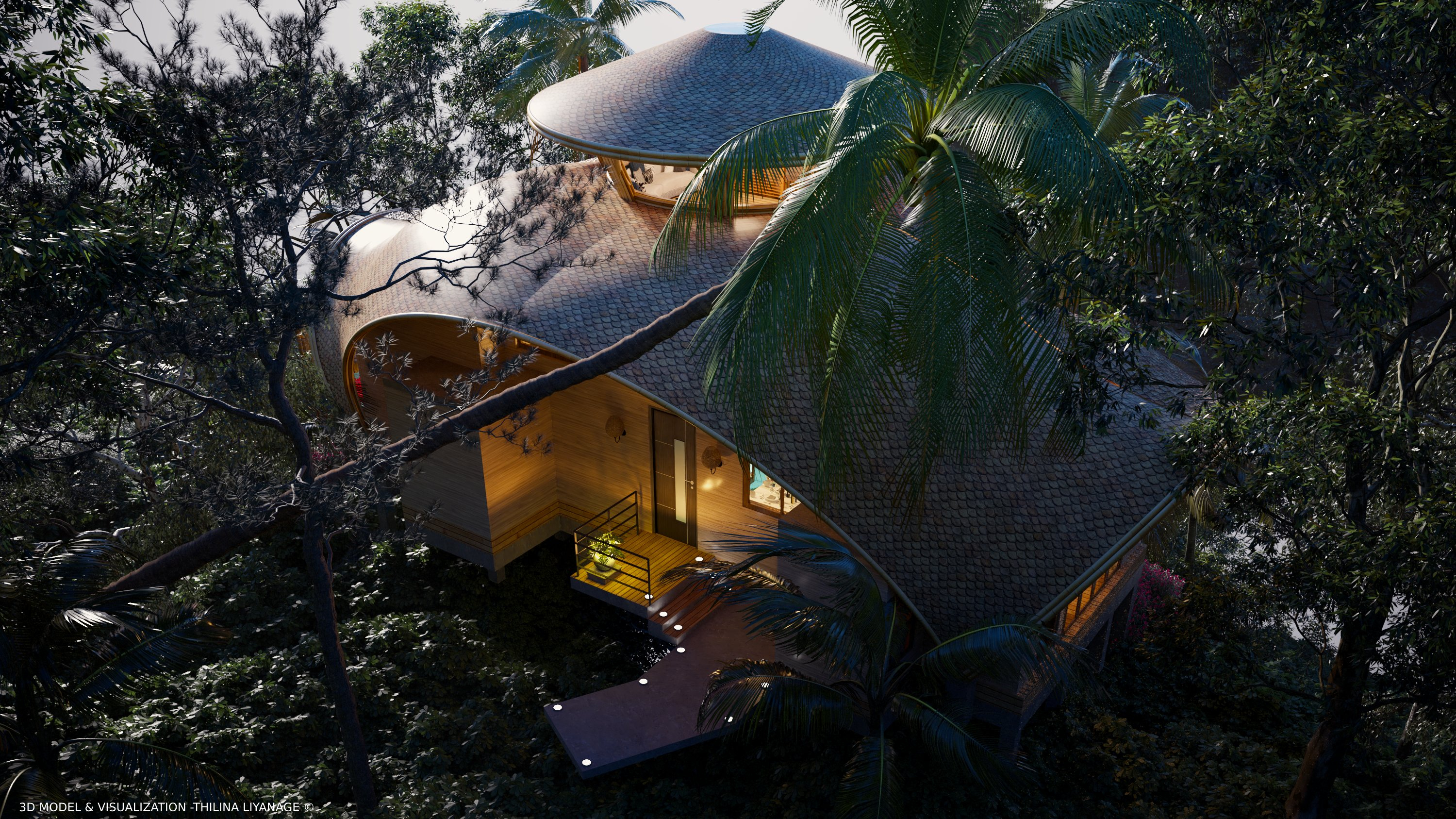 Architecture，cgi，Bamboo Architecture，visualization，vray，Model，