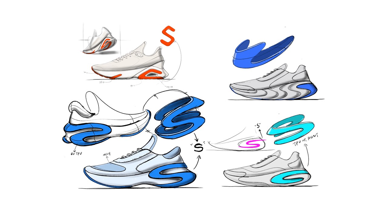 shoes，SKECH，sneakers，Brand design，design，footwear，