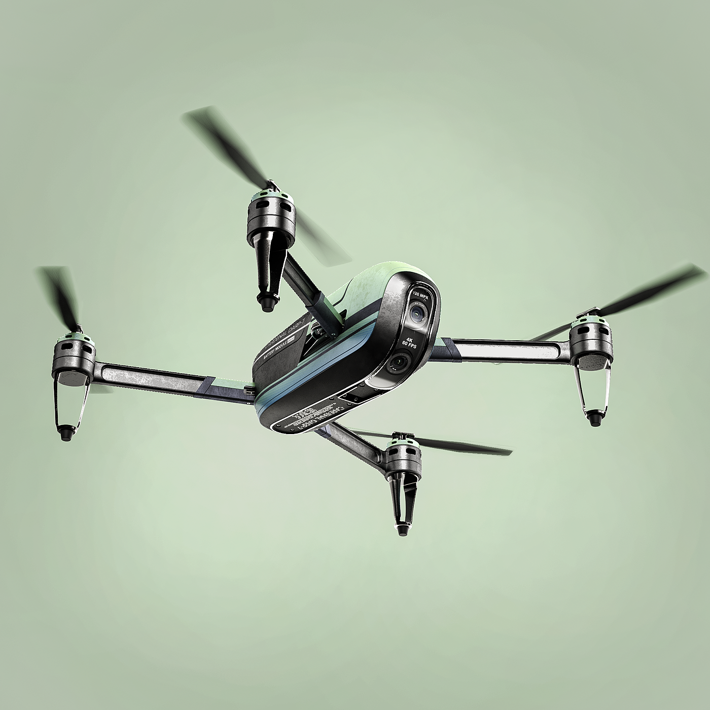 3d模型，产品设计，工业设计，无人机，drone，cad，