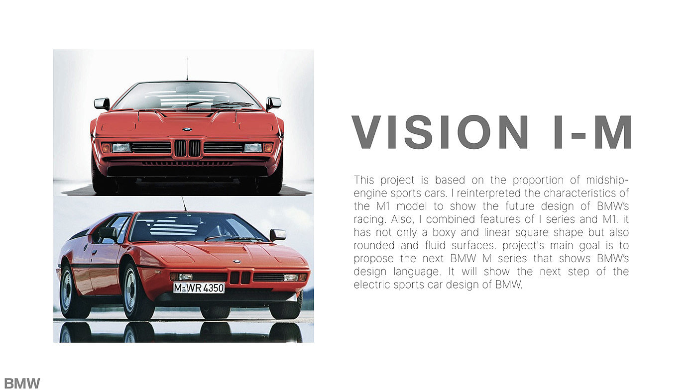 交通工具，宝马，汽车，BMW VISION I-M，