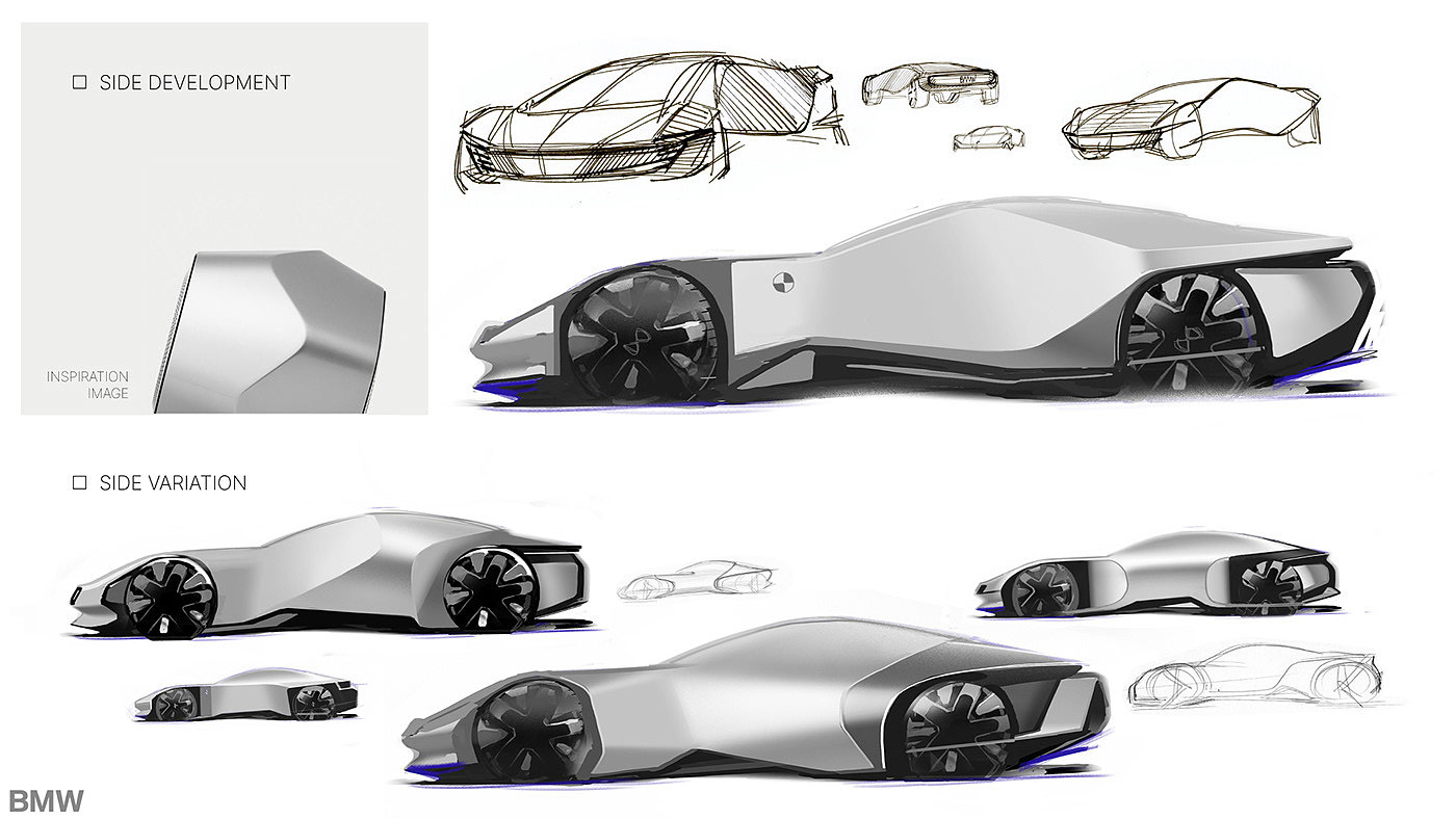 交通工具，宝马，汽车，BMW VISION I-M，