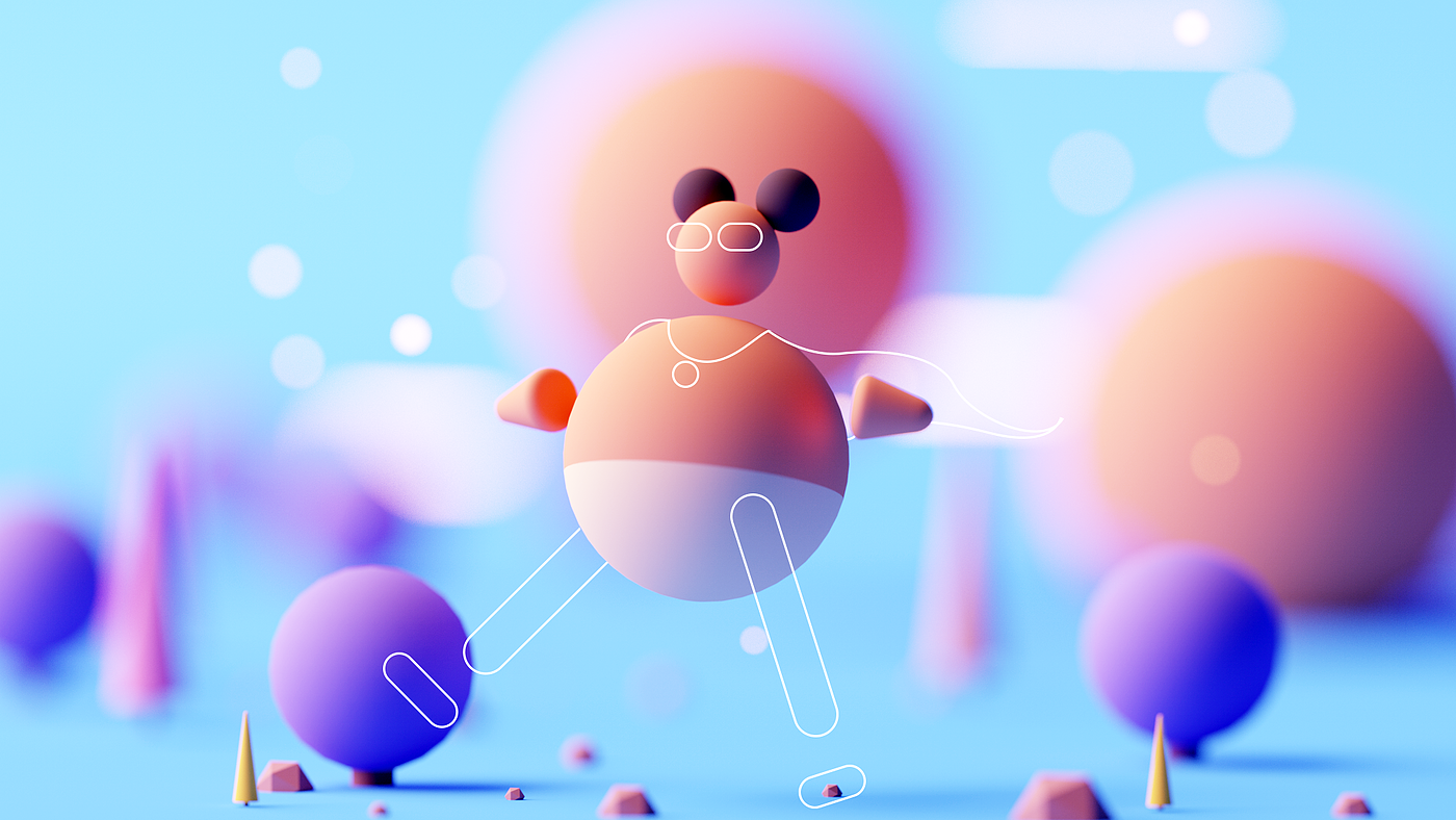 3d，Design，2D，Forest，character，characterization，