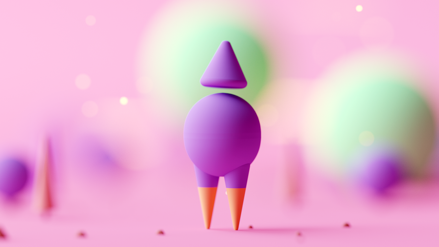 3d，Design，2D，Forest，character，characterization，