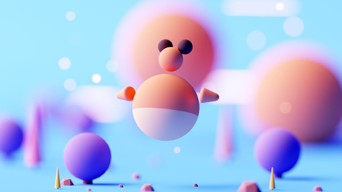 3d，Design，2D，Forest，character，characterization，