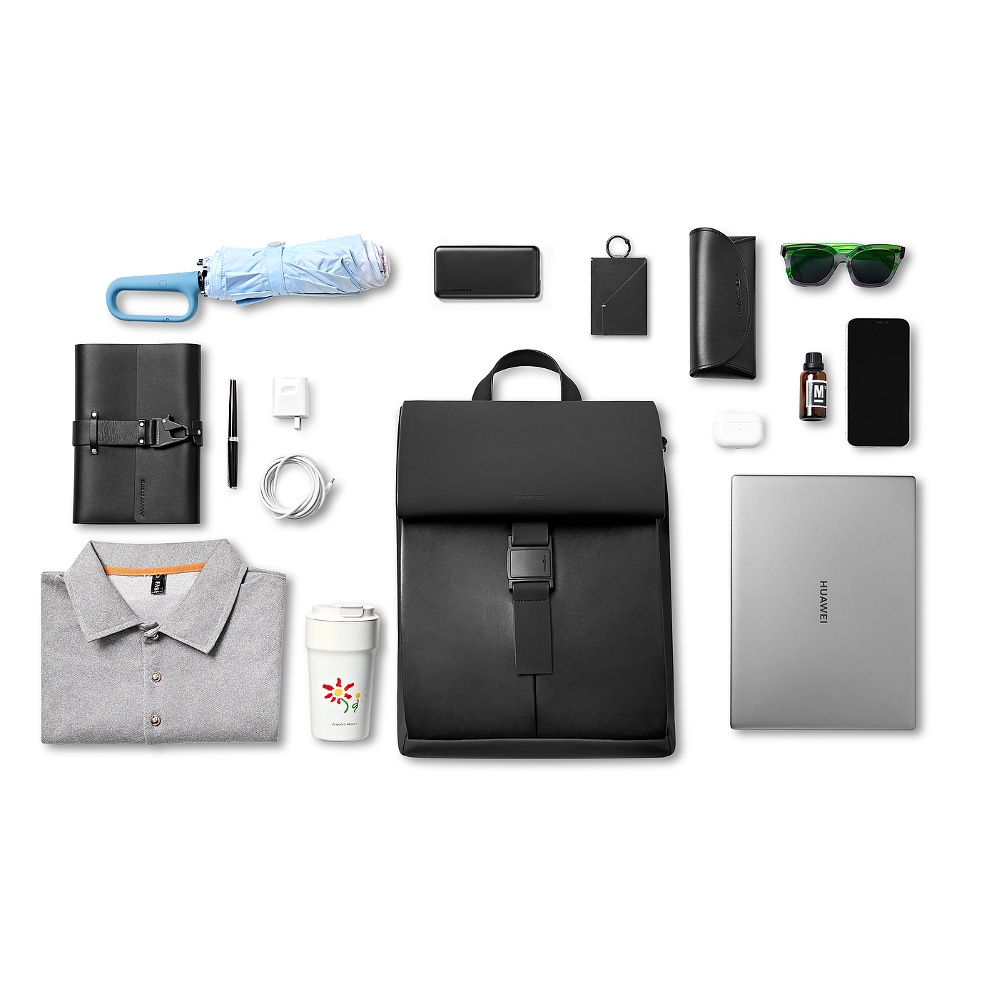 commute，concise，black，Computer package，knapsack，Design，to work in an office，Travel，