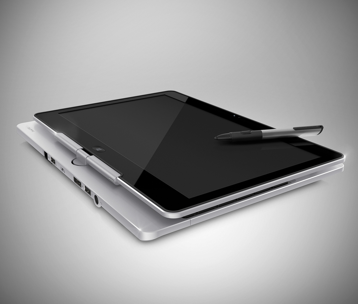 HP，notebook，computer animation ，Digital art，