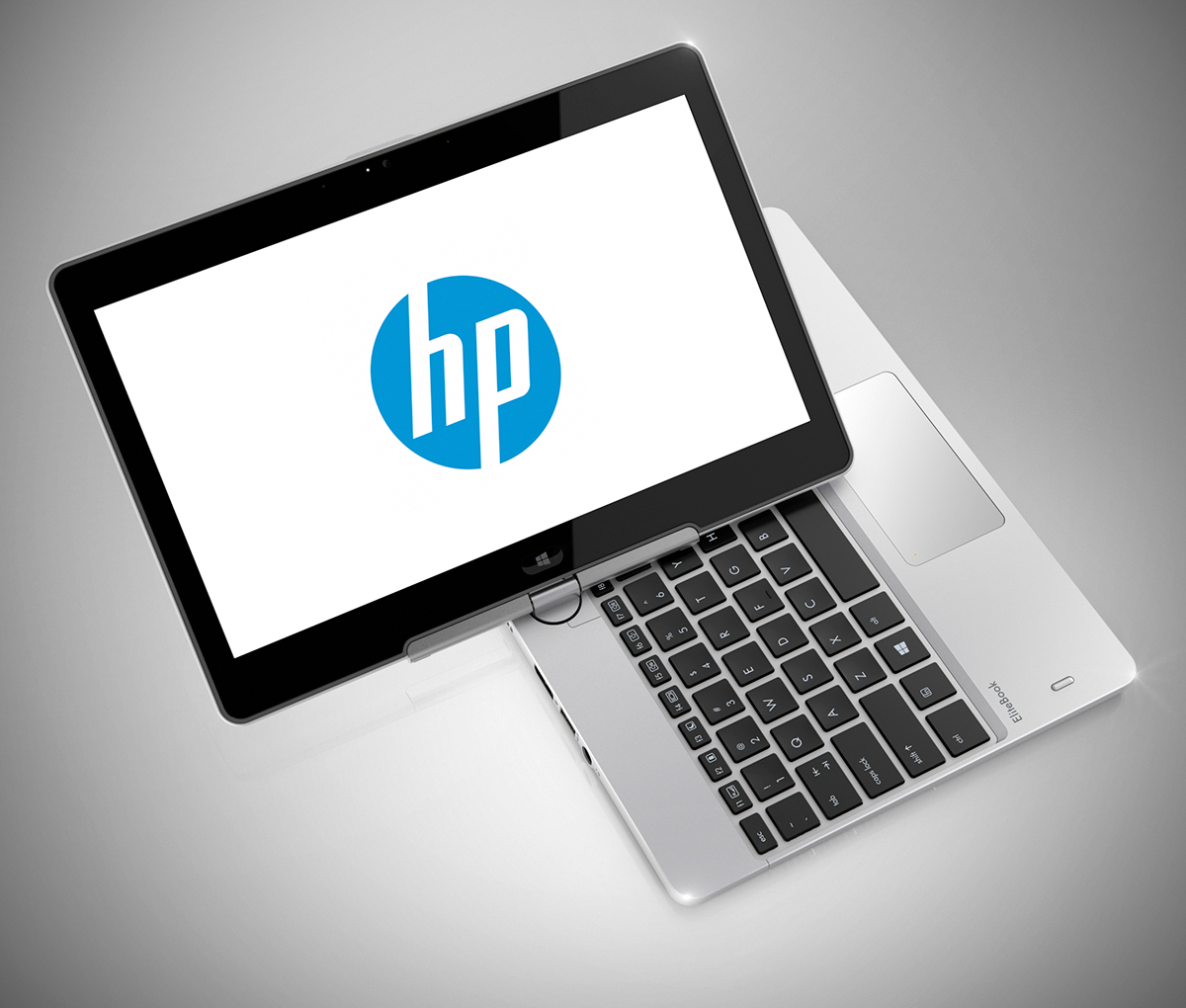 HP，notebook，computer animation ，Digital art，