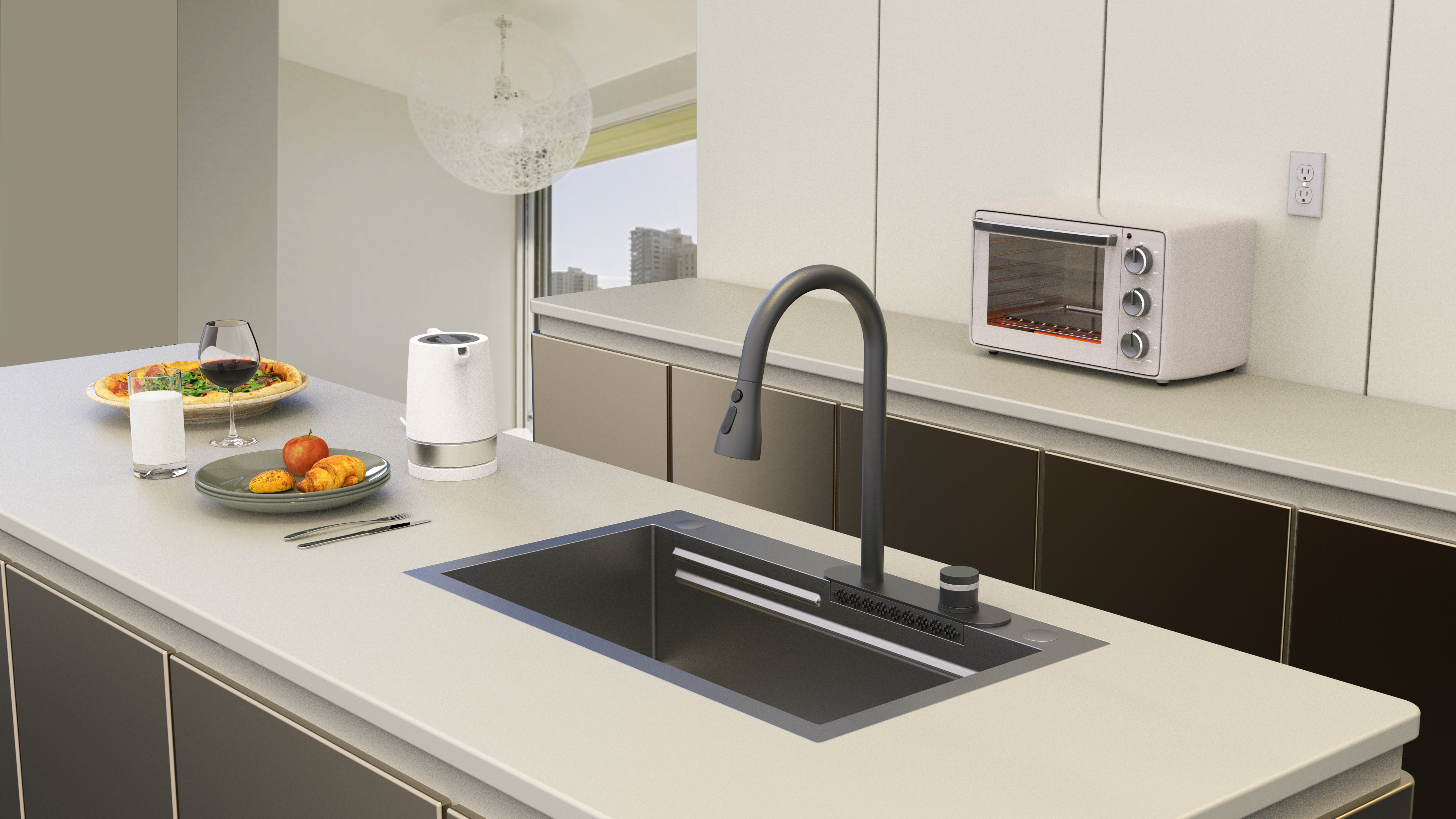 Flying Rain Faucet，