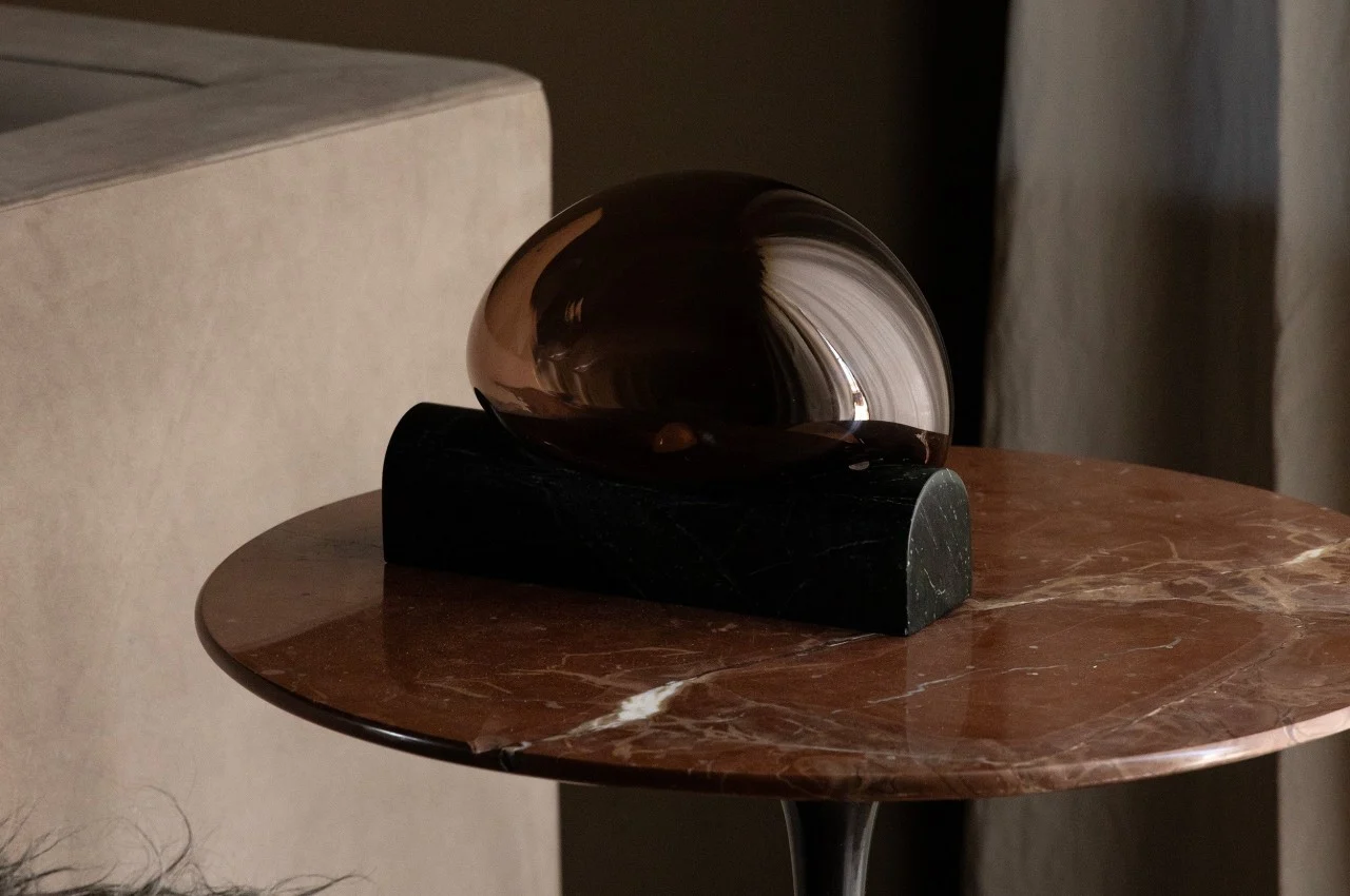 lamp，household electrical appliances，product design，Glass，Marble，