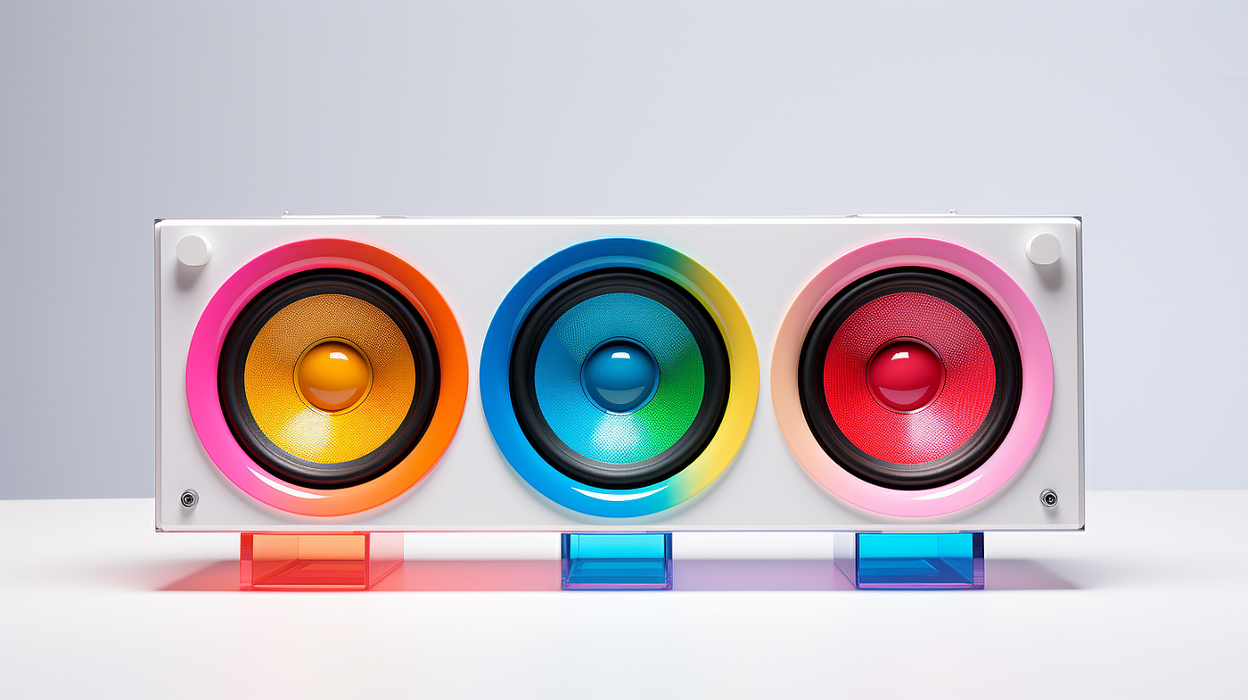 ai，Bluetooth Speaker ，conceptual design，interactive，color，CFM，