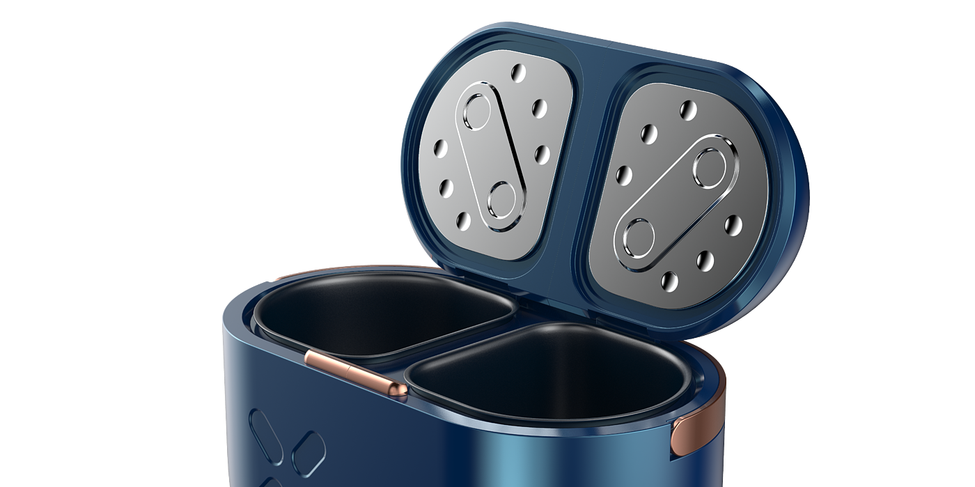 pot，Multifunctional pot，Cooking pot，Double door，