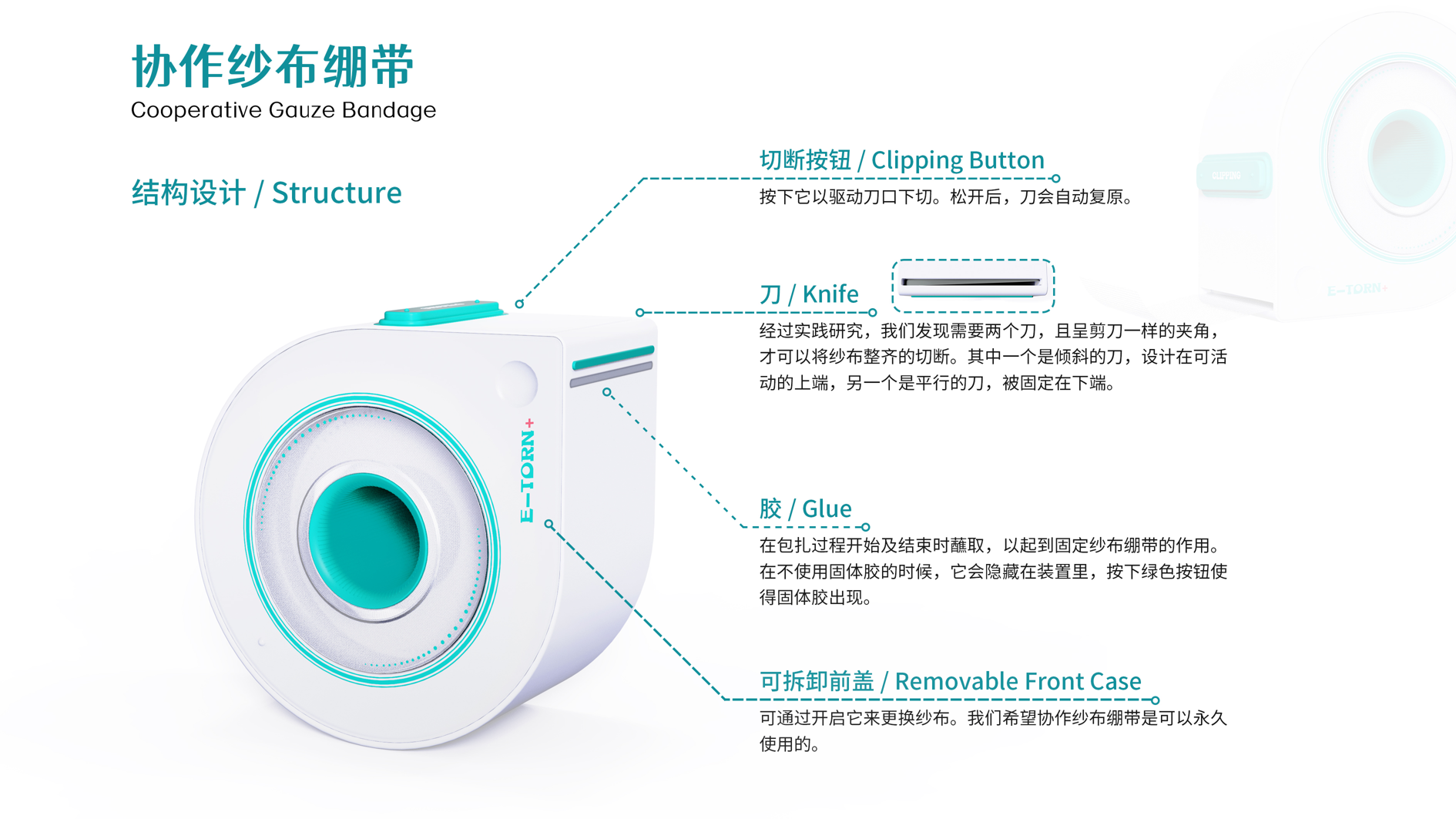 hommization，General design，Quick dressing，sterile，gauze bandage，