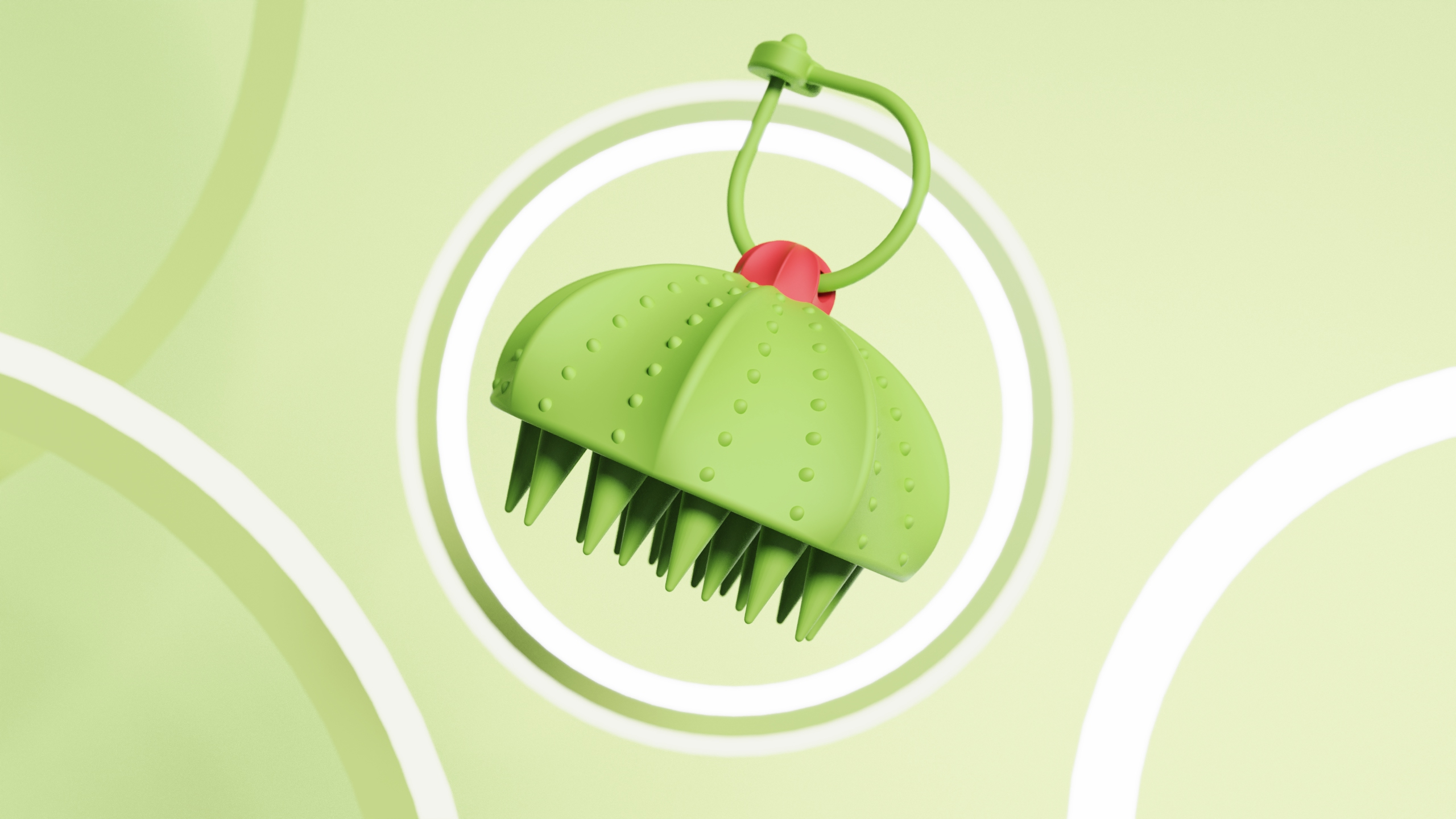 Cactus，Shampoo brush，