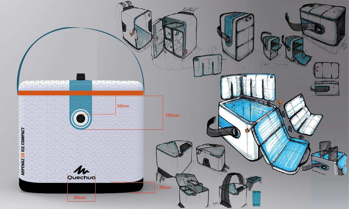 Refrigerated car refrigerator，white，Portable，