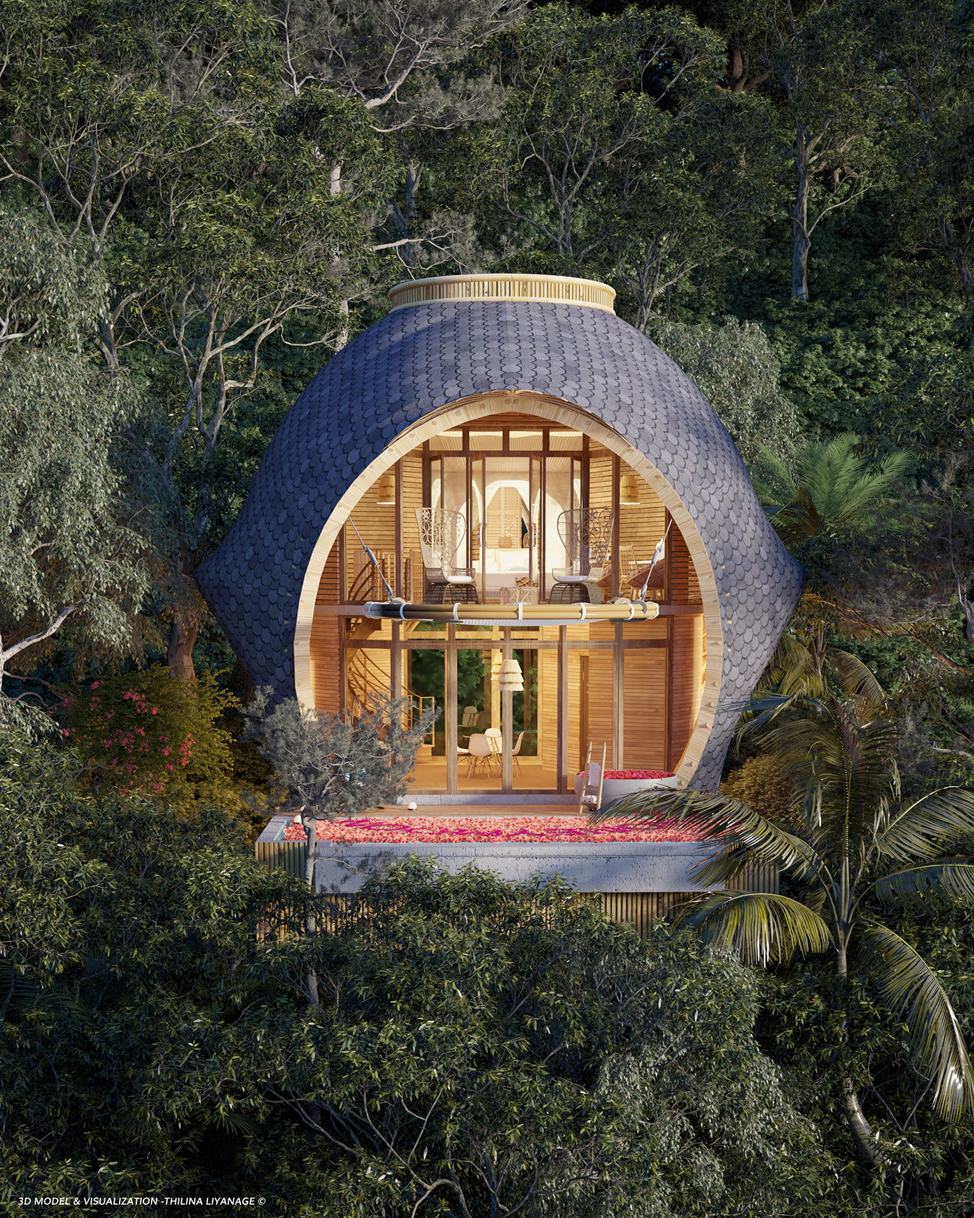 Balinese Villa，villa，Architecture，environmental design，