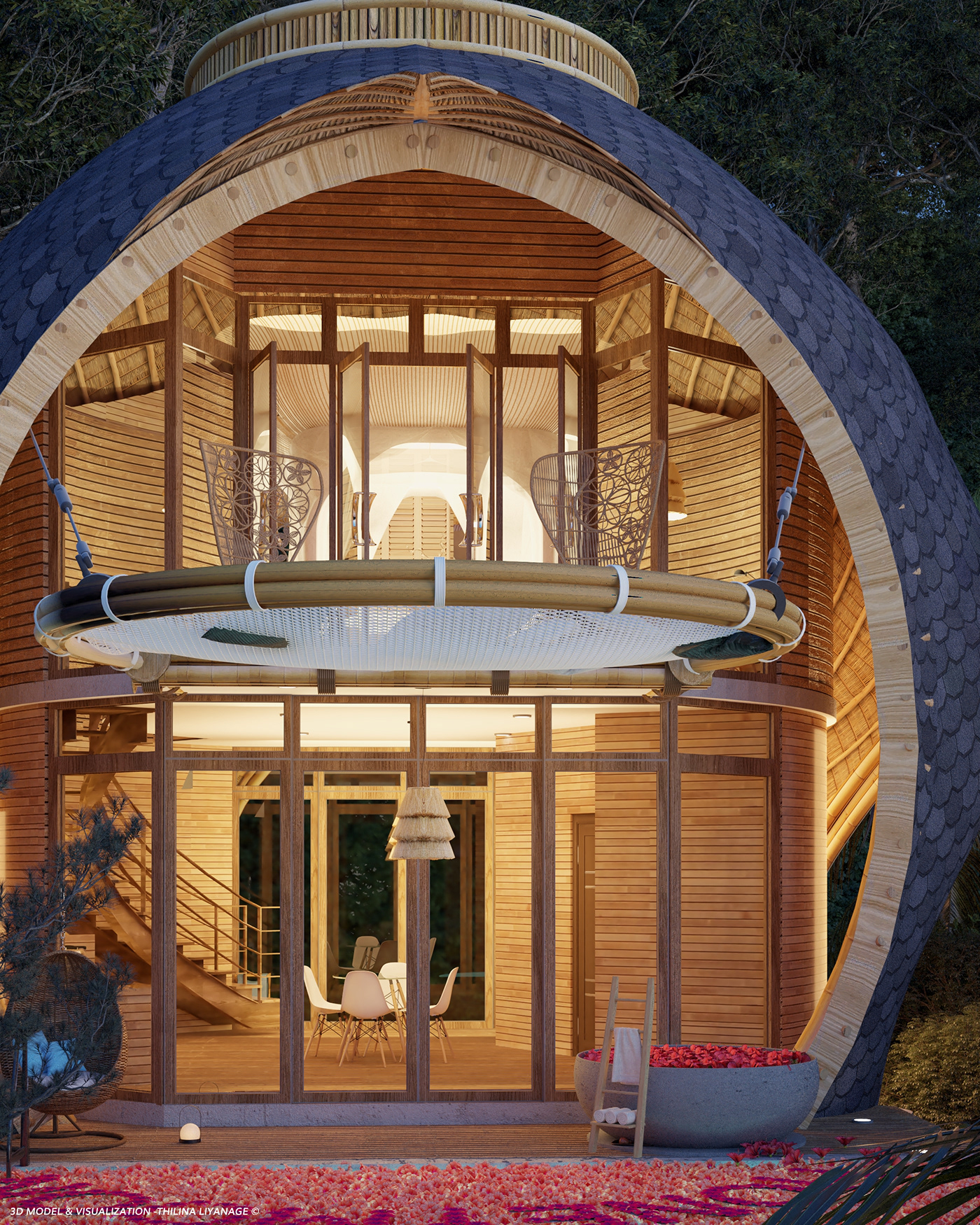 Balinese Villa，villa，Architecture，environmental design，