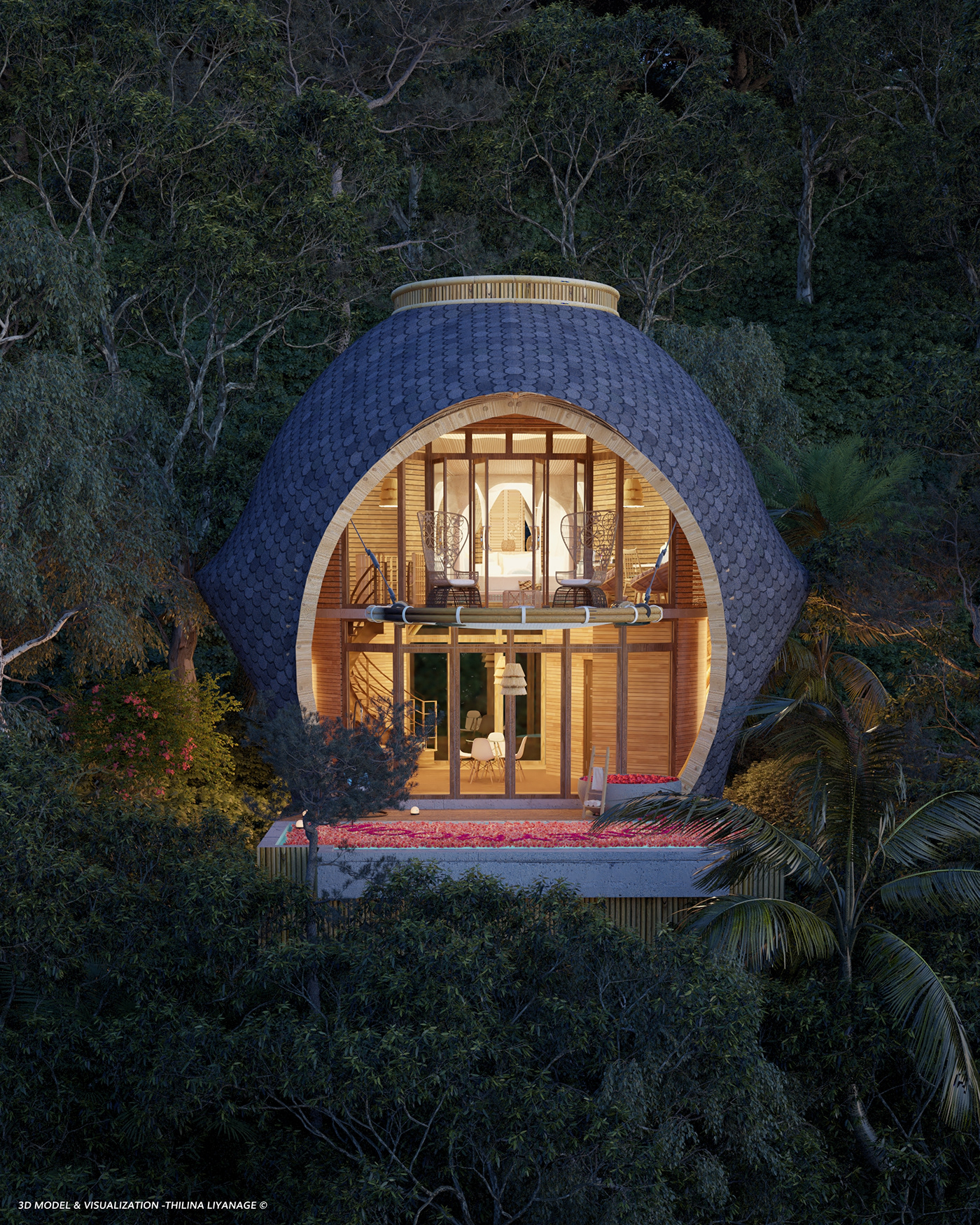 Balinese Villa，villa，Architecture，environmental design，