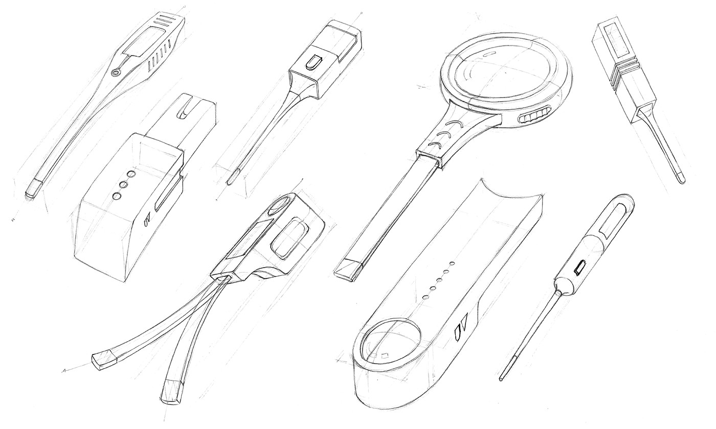 thermometer，medical care，product design，design，disinfect，industrial design，