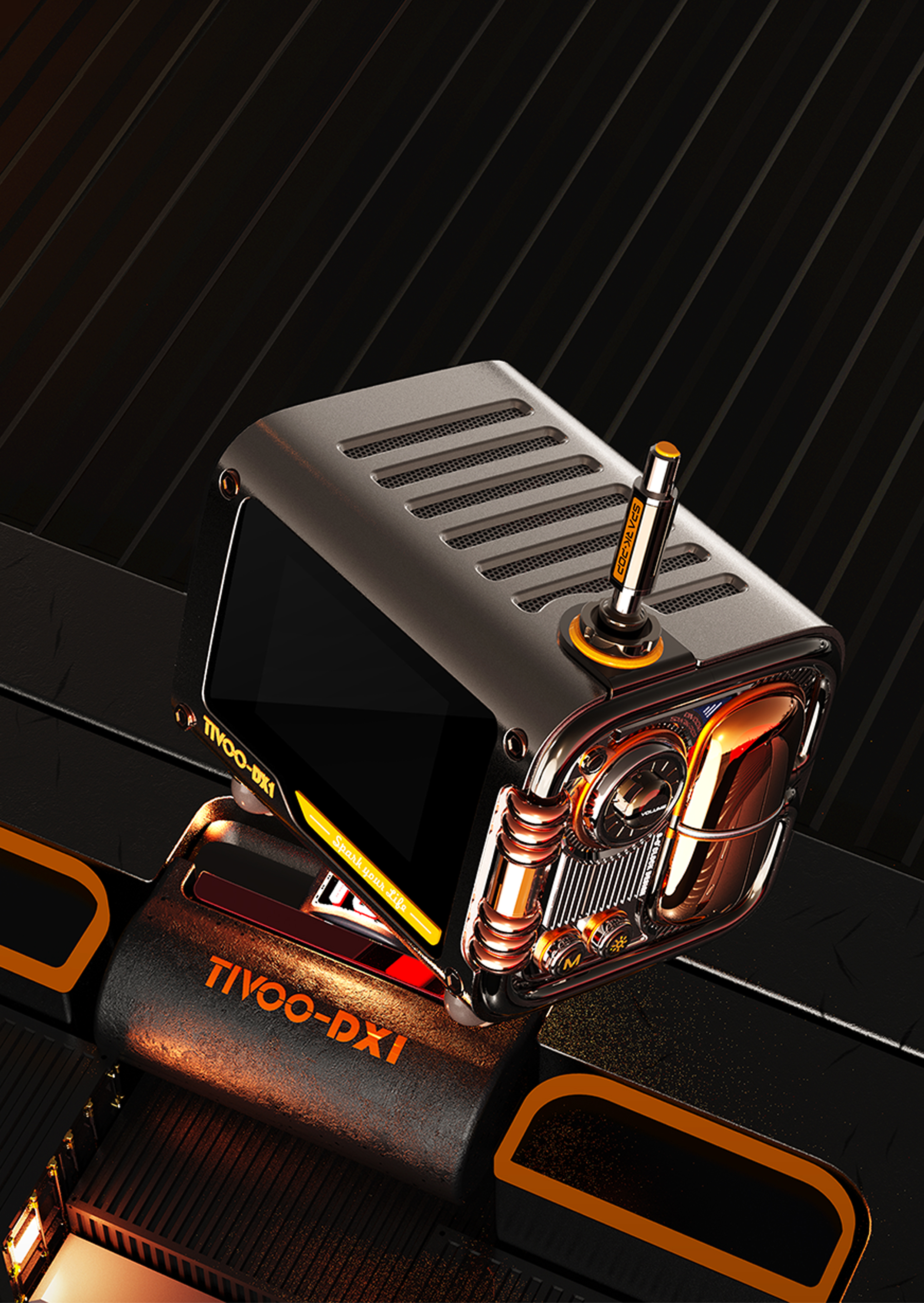 Tide play，Mechanics，Good thing，Bluetooth Speaker ，DIVOOM，