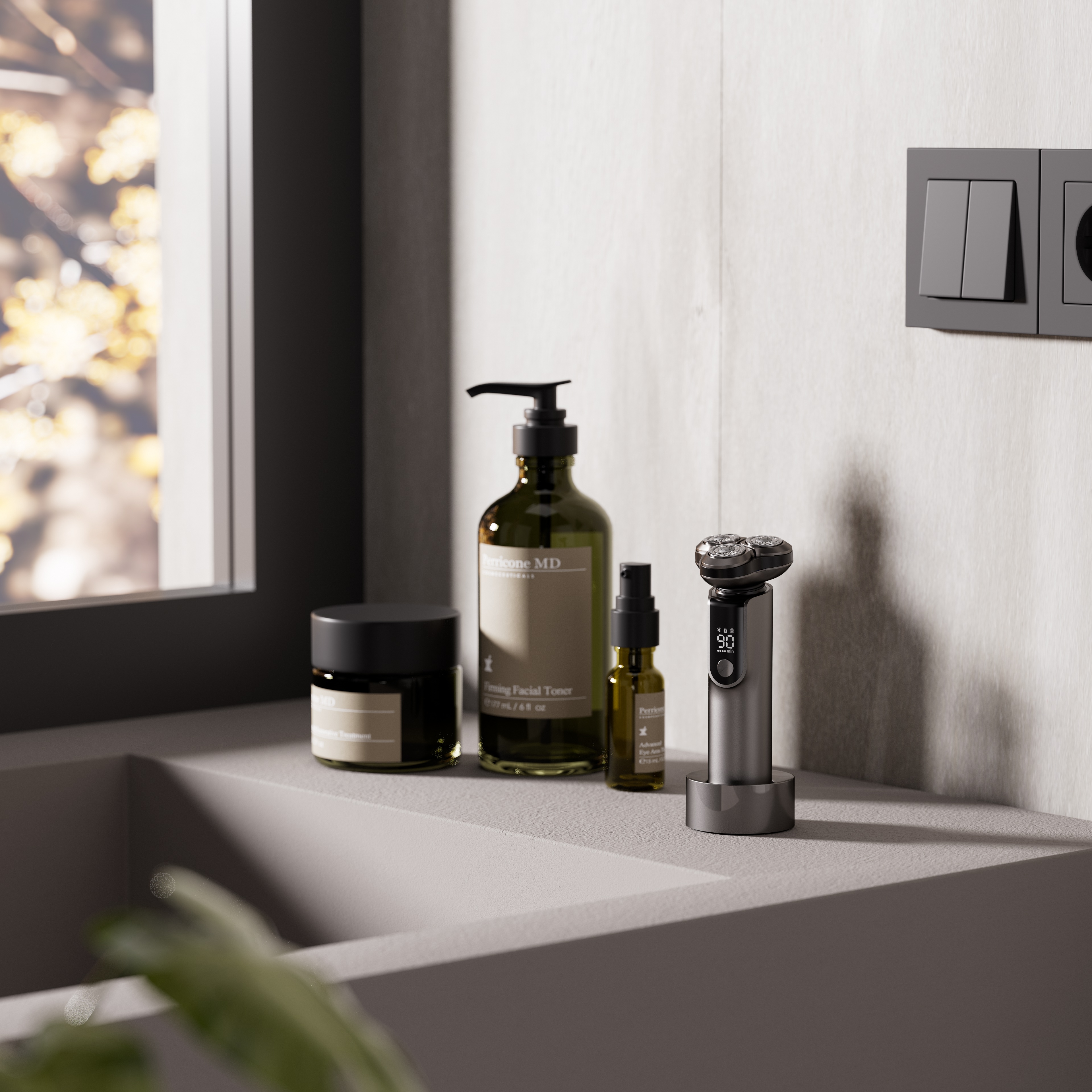 razor，Gehu，Personal care products，rendering performance，Home scene，5�sign，