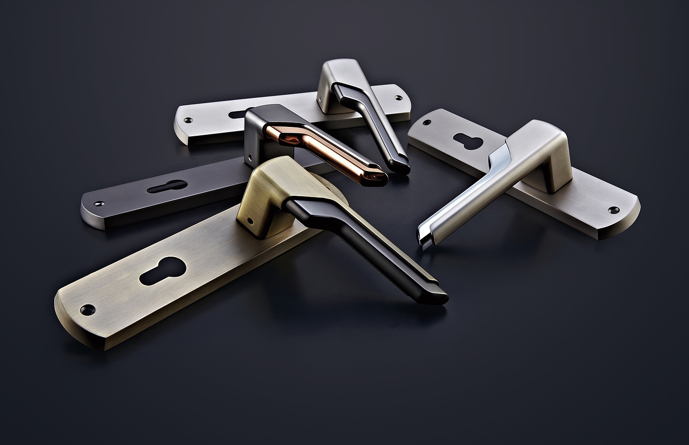 Door lock，Split lock，Door Handler，Mechanical lock，Original design，