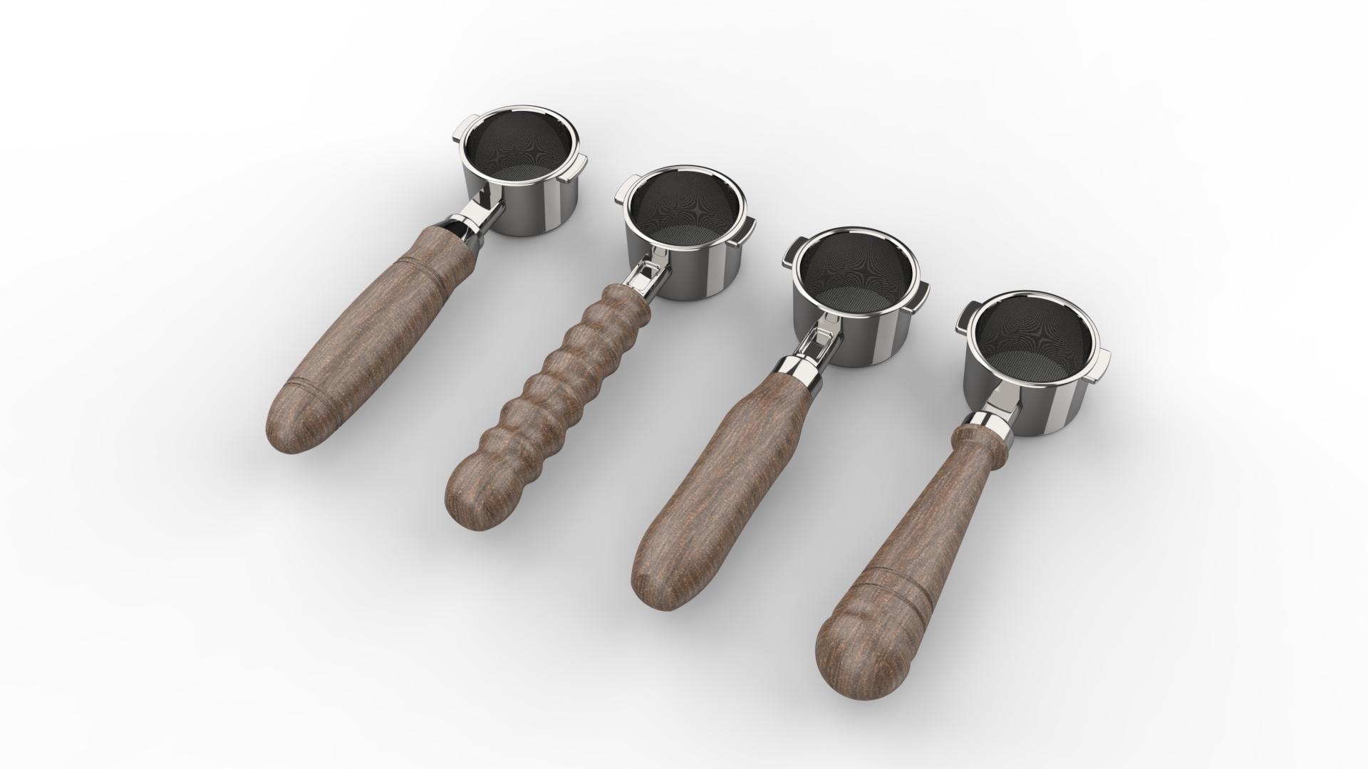 Coffee machine filter handle，