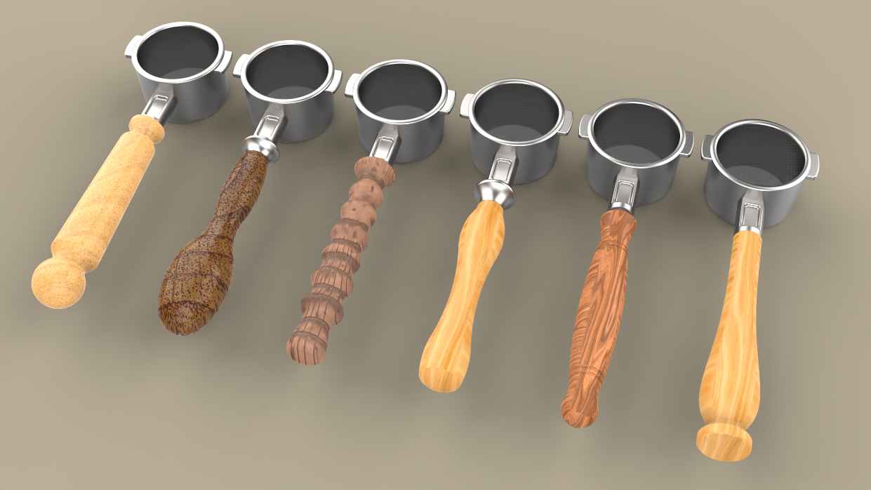 Coffee machine filter handle，