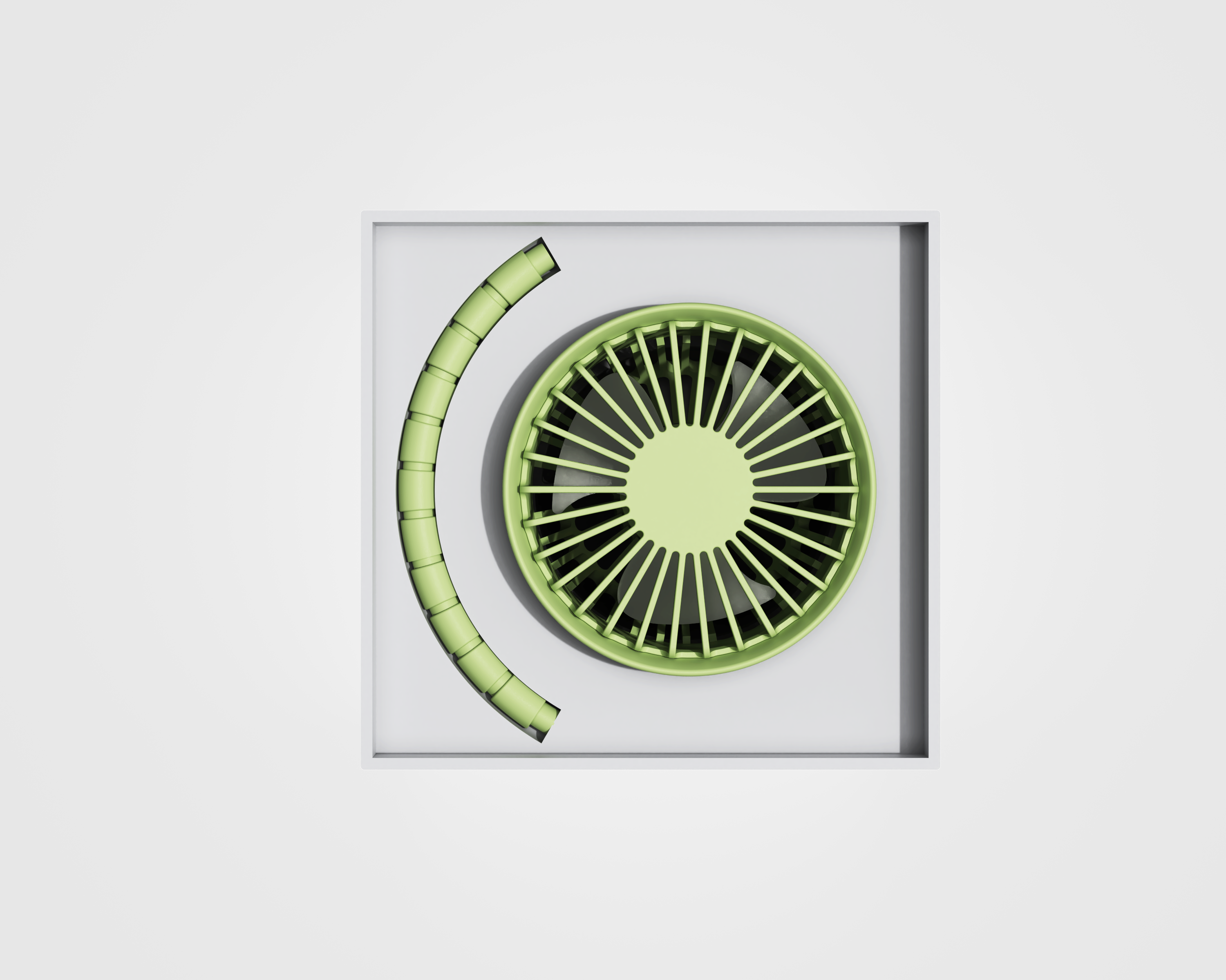 Fan，pen container，