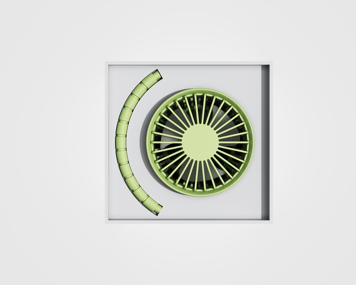 Fan，pen container，